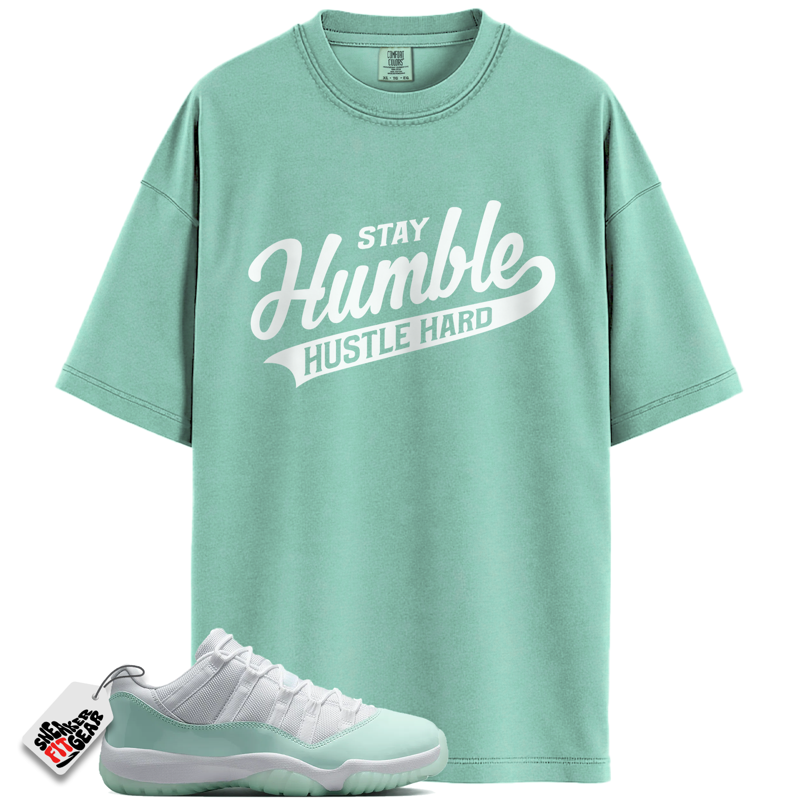 Women's Jordan 11 Retro Low Igloo Match Shirts, Stay Humble Hustle Hard To Match Women's Jordan 11 Retro Low Igloo