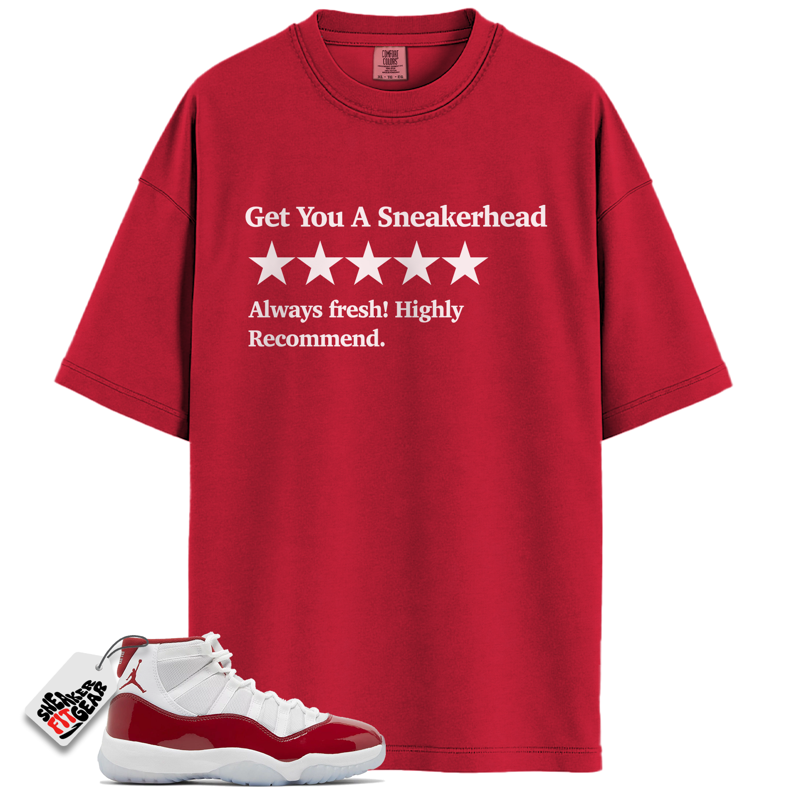 Jordan 11 Retro Cherry Match Shirts, Get You A Sneakerhead To Match Jordan 11 Retro Cherry