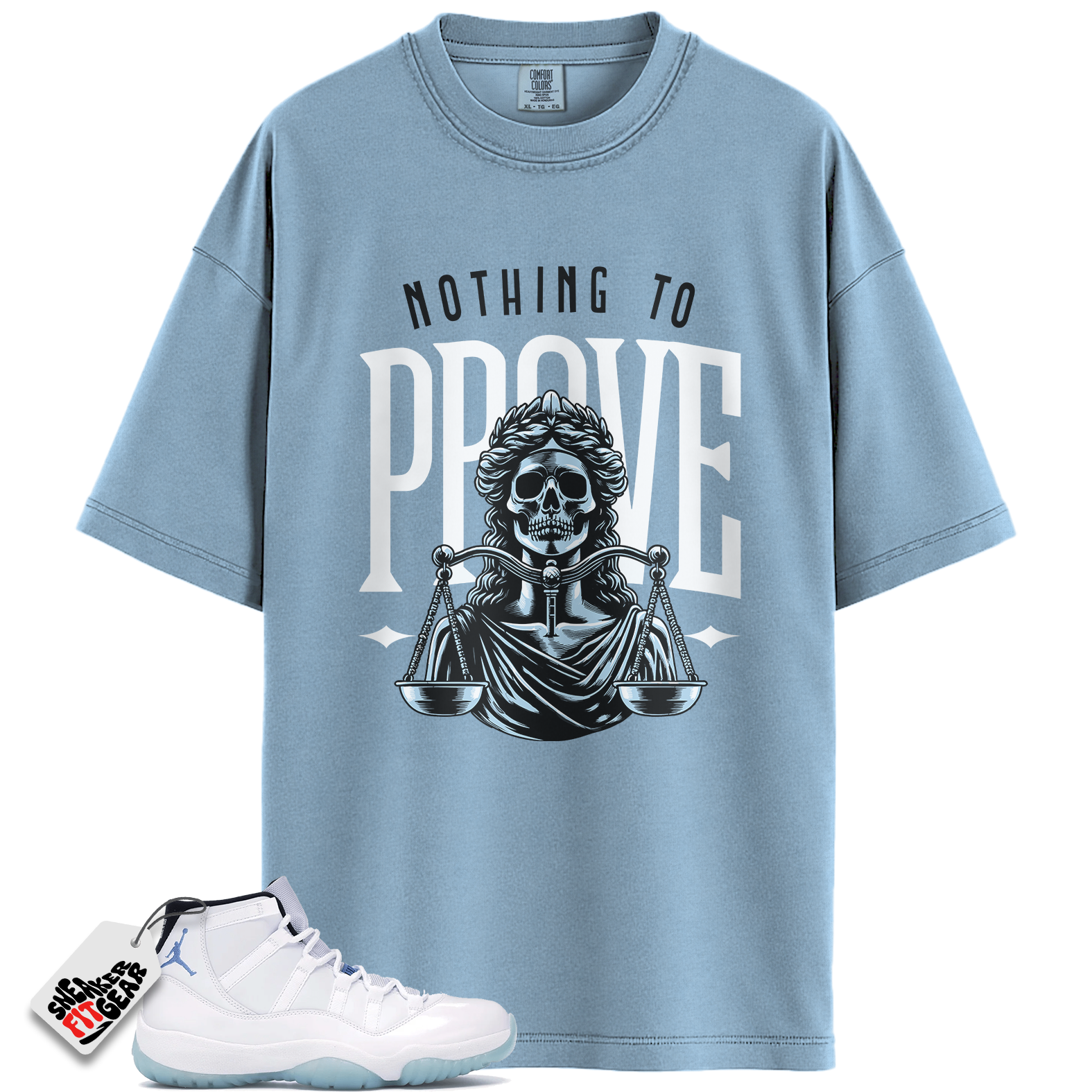 Jordan 11 Retro Legend Blue (2024) Match Shirts, Proof Legend Blue Shirt To Match Jordan 11 Retro Legend Blue (2024)