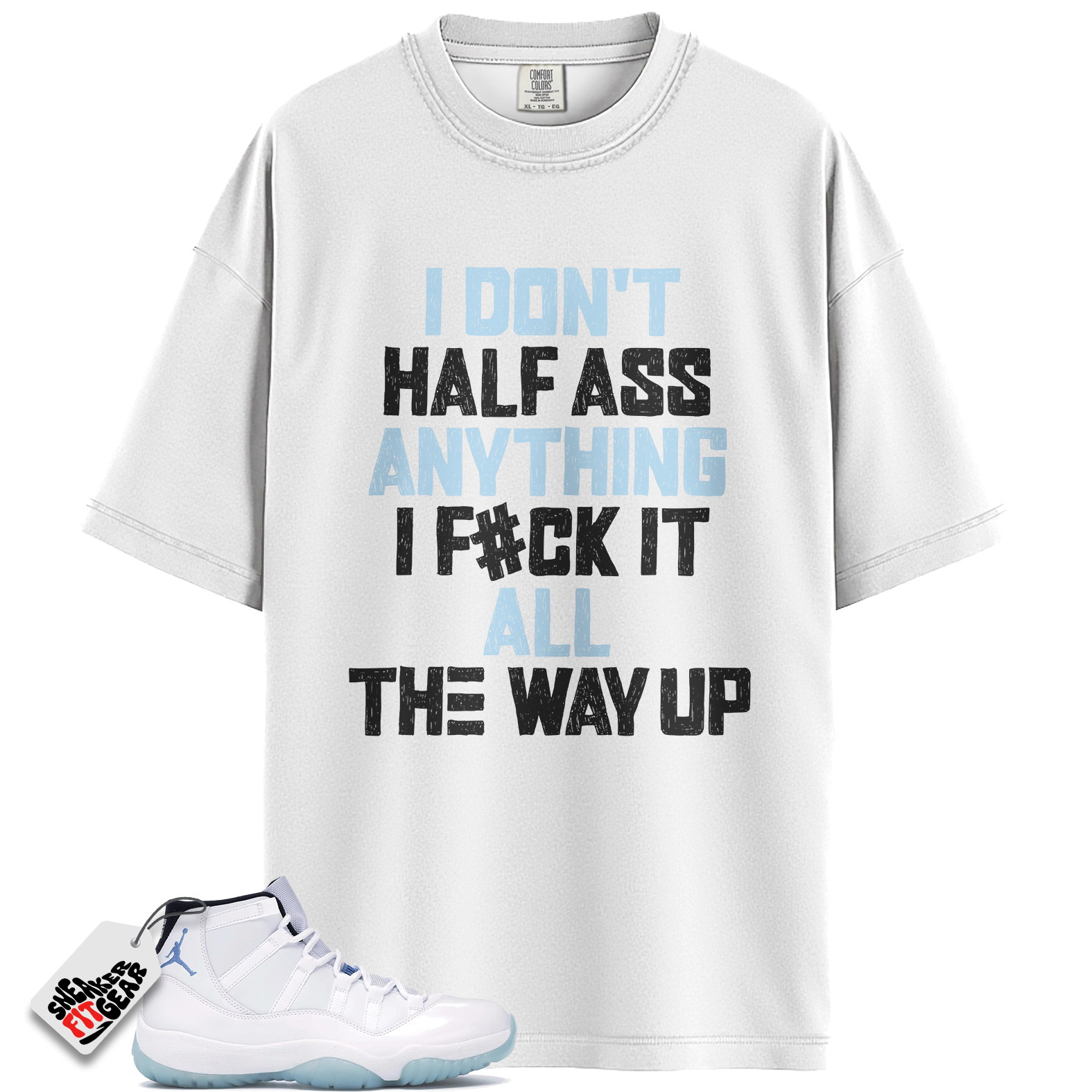 Jordan 11 Retro Legend Blue (2024) Match Shirts, HALF To Match Jordan 11 Retro Legend Blue (2024)