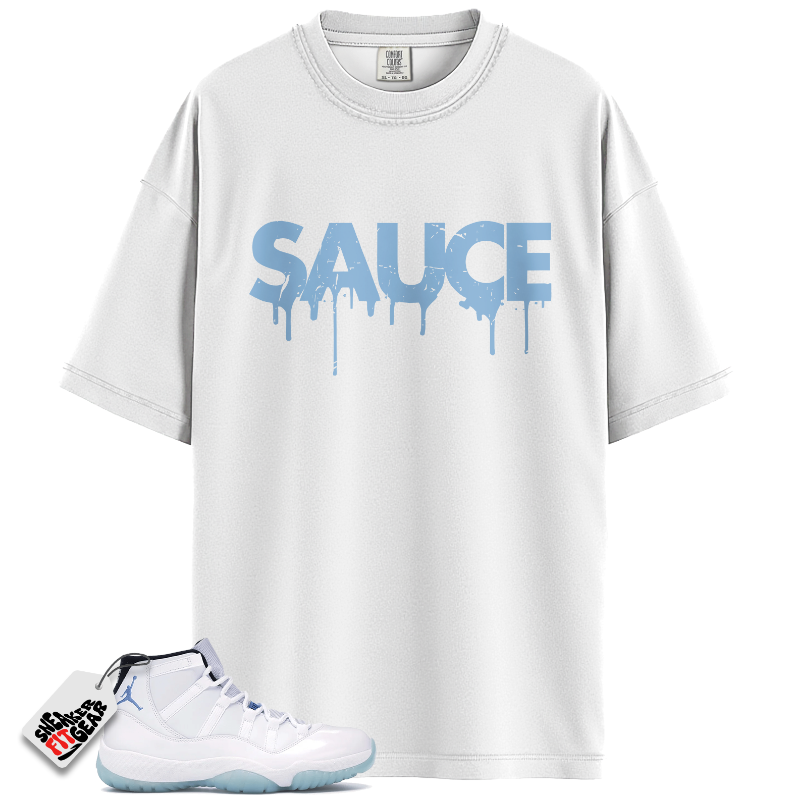 Jordan 11 Retro Legend Blue (2024) Match Shirts, Sauce Shirt To Match Jordan 11 Retro Legend Blue (2024) Main image