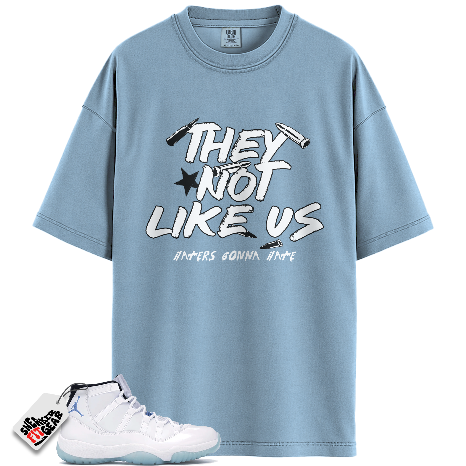 Jordan 11 Retro Legend Blue (2024) Match Shirts, They Not Like Us Graphic Shirt To Match Jordan 11 Retro Legend Blue (2024)