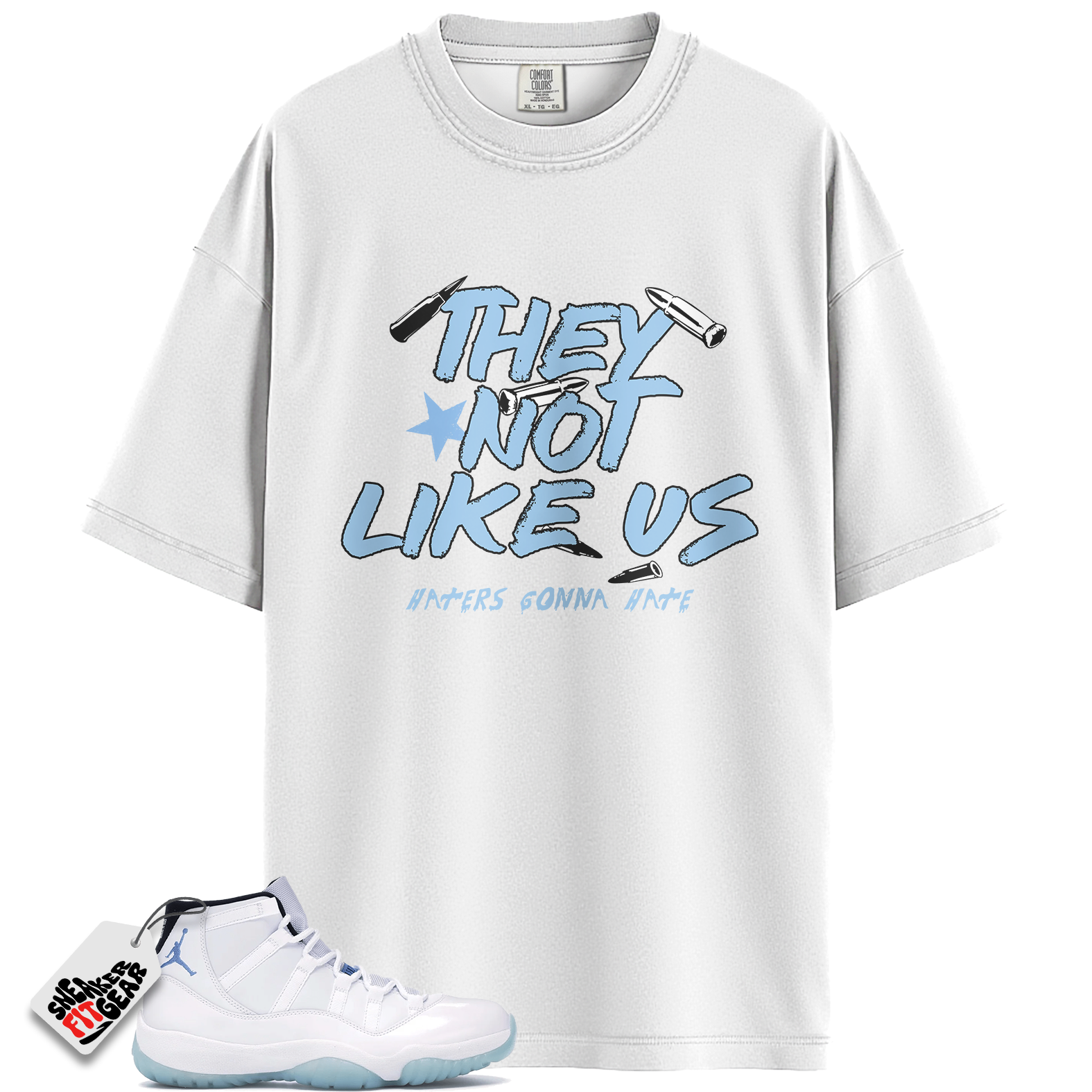 Jordan 11 Retro Legend Blue (2024) Match Shirts, They Not Like Us Graphic Shirt To Match Jordan 11 Retro Legend Blue (2024)