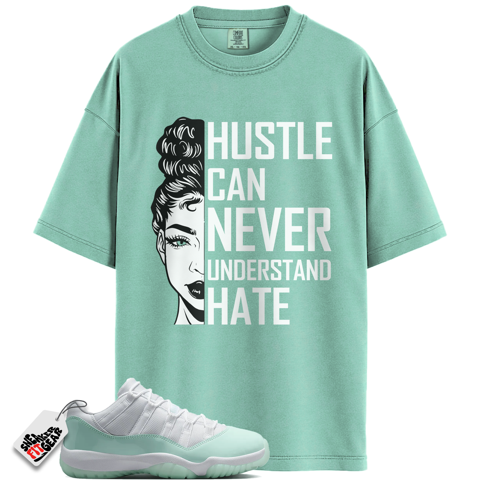 Women's Jordan 11 Retro Low Igloo Match Shirts, HUSTLE Shirt To Match Women's Jordan 11 Retro Low Igloo