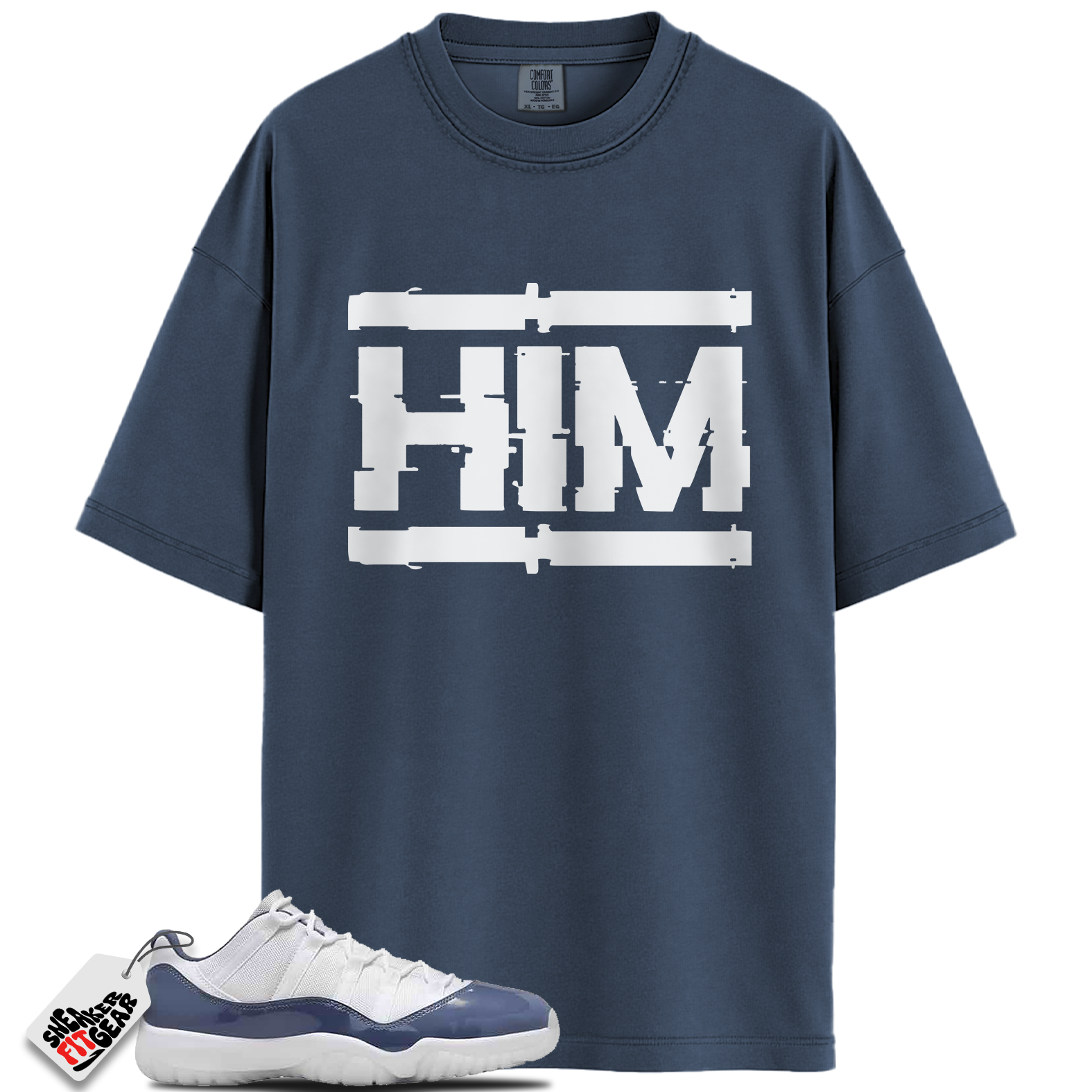 Jordan 11 Retro Low Diffused Blue Match Shirts, HIM Shirt To Match Jordan 11 Retro Low Diffused Blue