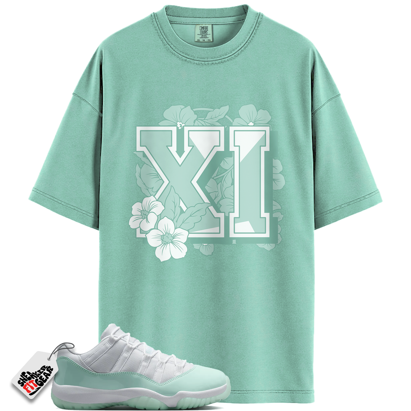 Women's Jordan 11 Retro Low Igloo Match Shirts, Floral 11 Sneaker Shirt To Match Women's Jordan 11 Retro Low Igloo Main image