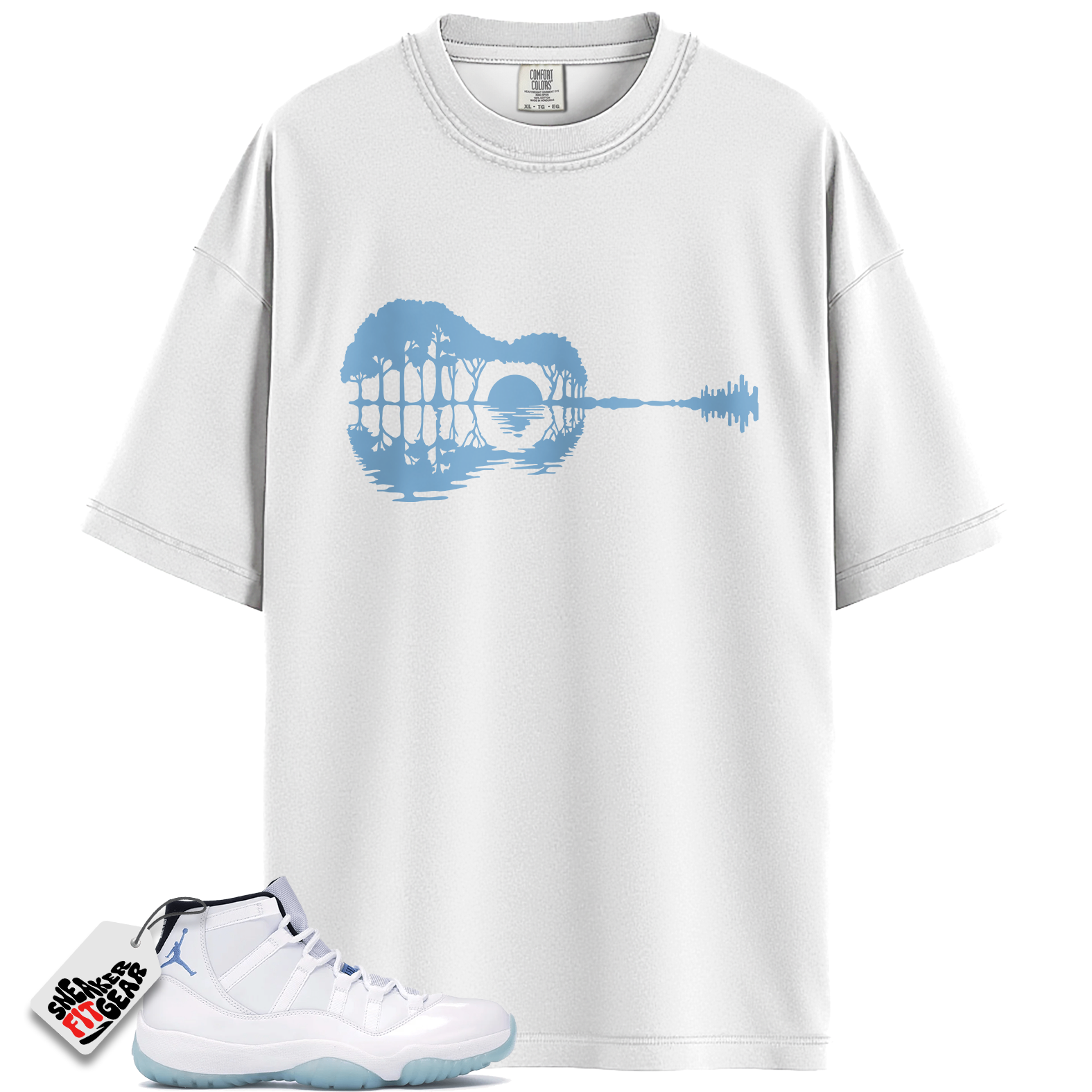 Jordan 11 Retro Legend Blue (2024) Match Shirts, Guitar Shirt To Match Jordan 11 Retro Legend Blue (2024)