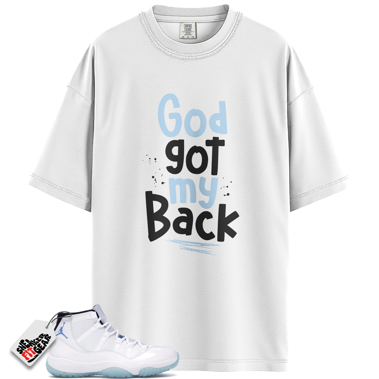 Jordan 11 Retro Legend Blue (2024) Match Shirts, GOD Shirt To Match Jordan 11 Retro Legend Blue (2024) Main image