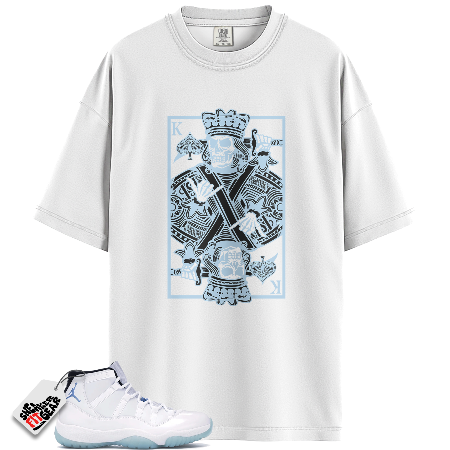 Jordan 11 Retro Legend Blue (2024) Match Shirts, KC Shirt To Match Jordan 11 Retro Legend Blue (2024) Main image
