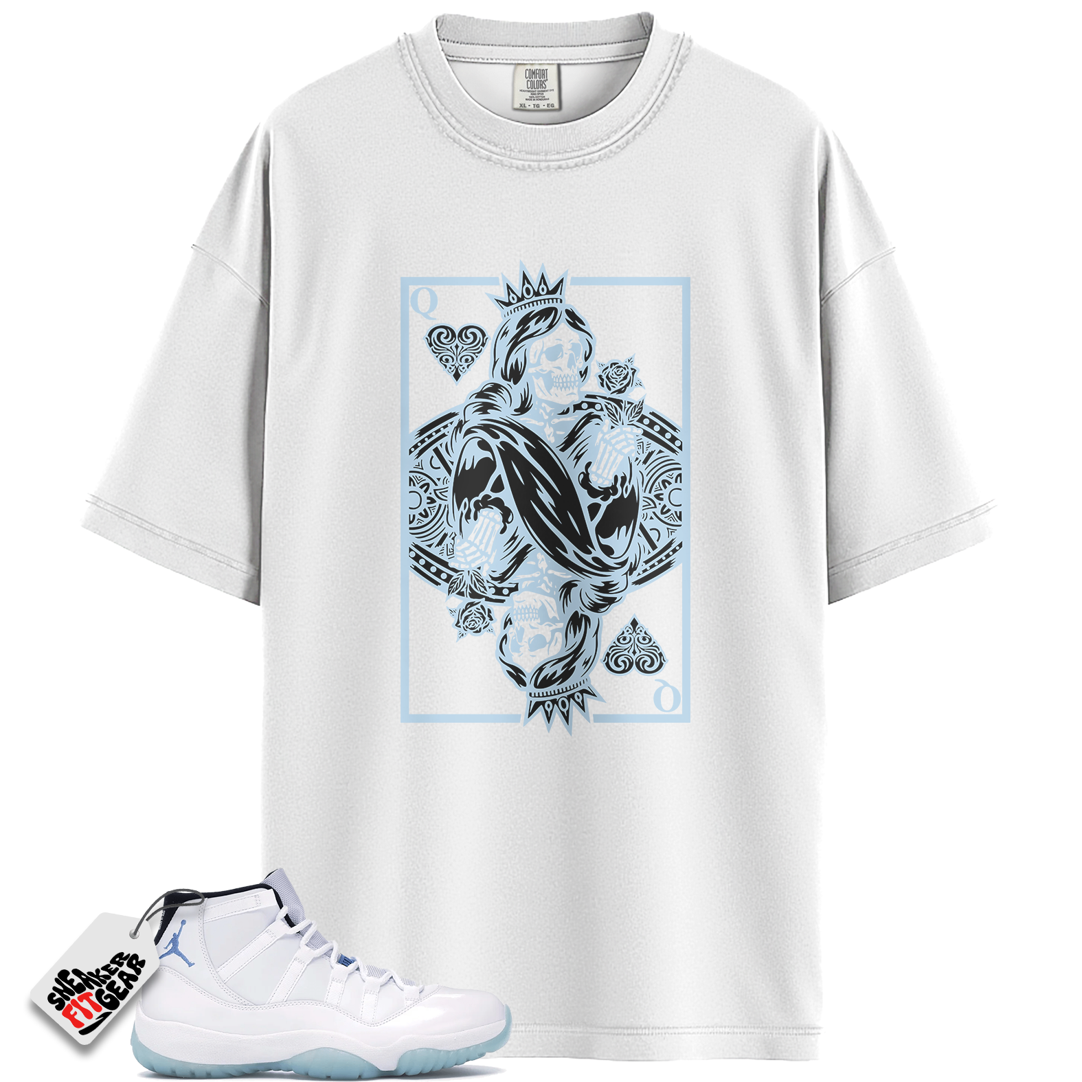 Jordan 11 Retro Legend Blue (2024) Match Shirts, QC Shirt To Match Jordan 11 Retro Legend Blue (2024)