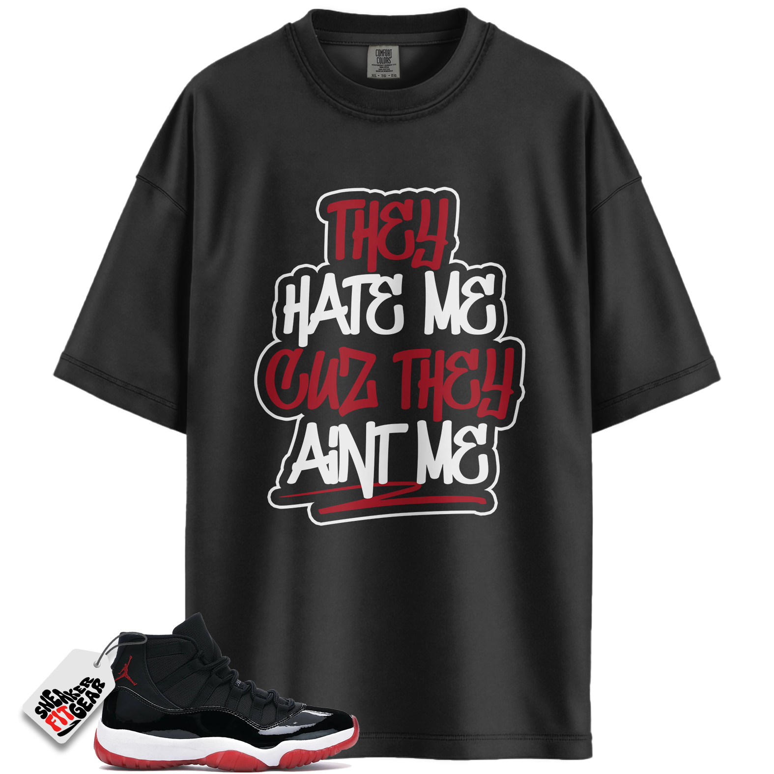 Jordan 11 Retro Bred Match Shirts, AINT ME Shirt To Match Jordan 11 Retro Bred Main image