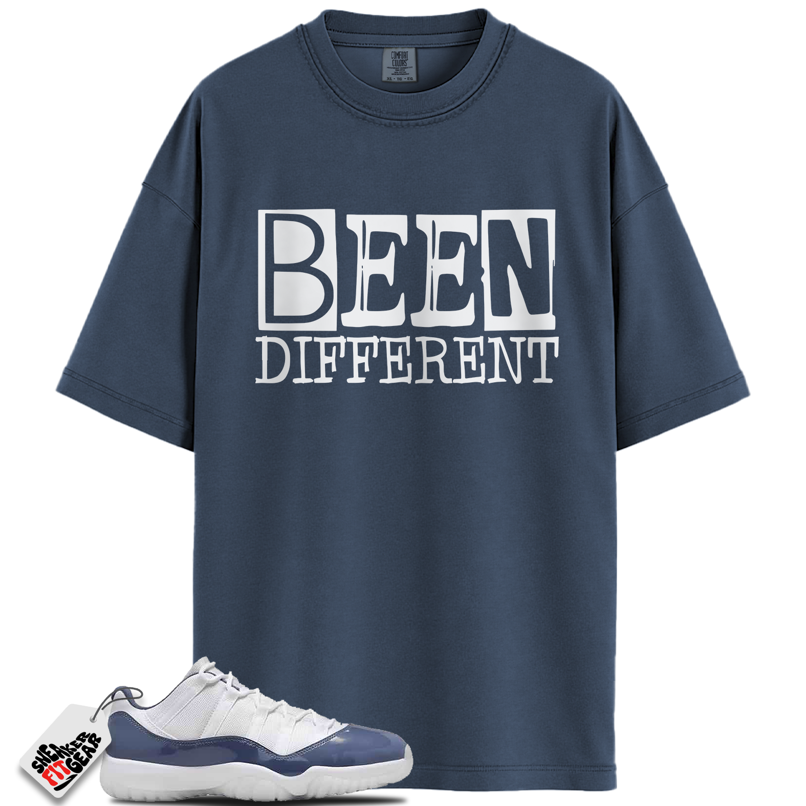 Jordan 11 Retro Low Diffused Blue Match Shirts, BEEN Shirt To Match Jordan 11 Retro Low Diffused Blue