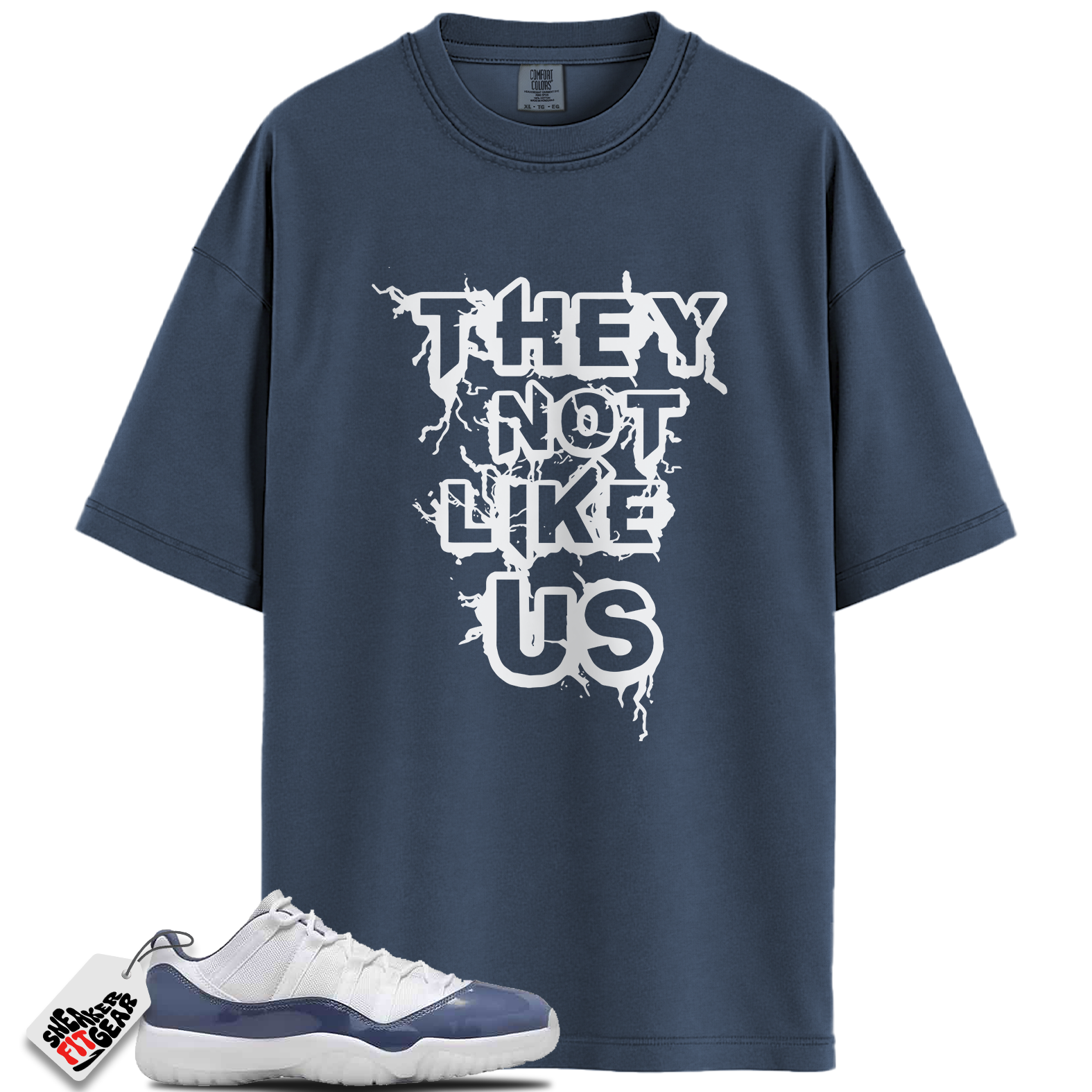 Jordan 11 Retro Low Diffused Blue Match Shirts, US Shirt To Match Jordan 11 Retro Low Diffused Blue Main image
