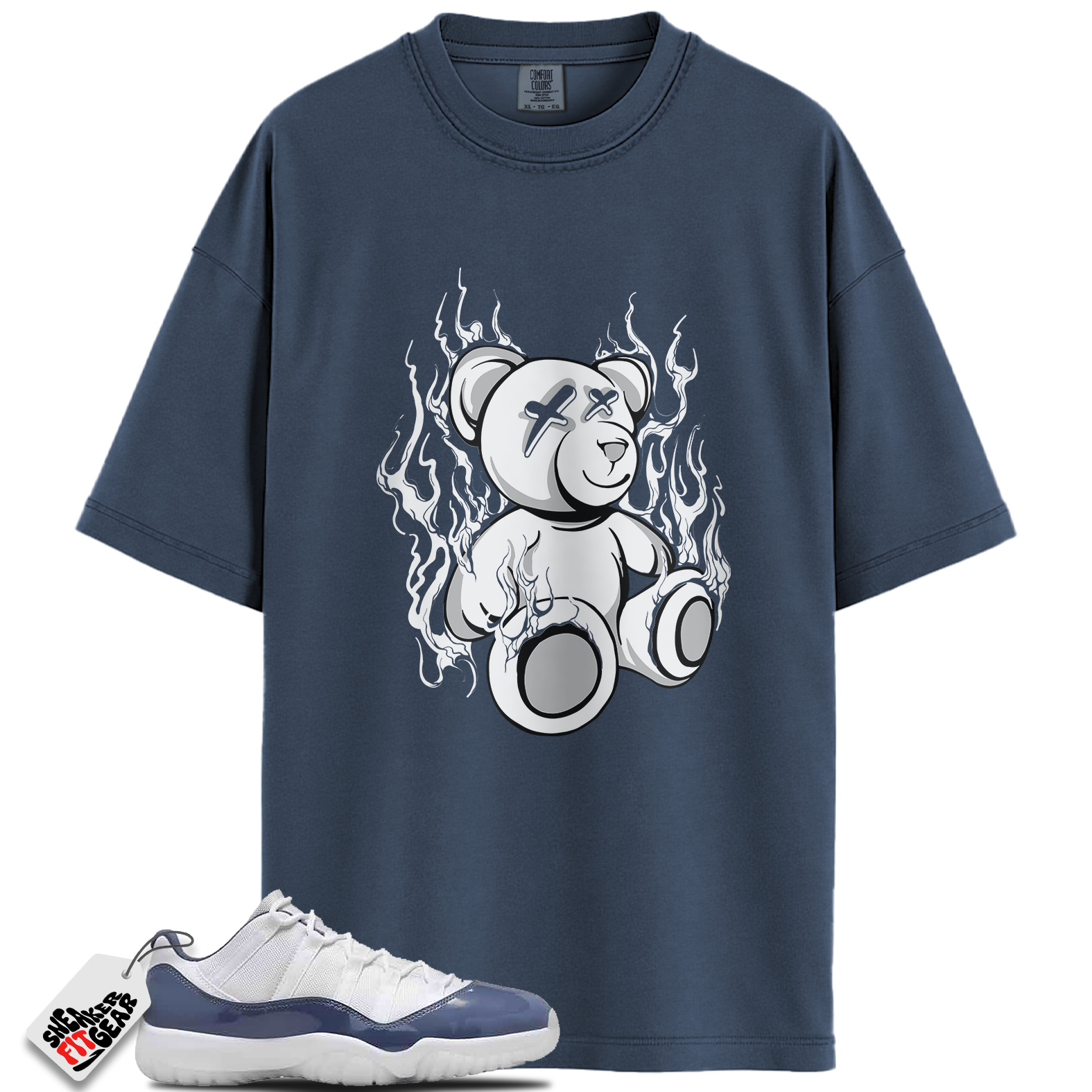 Jordan 11 Retro Low Diffused Blue Match Shirts, LIT Shirt To Match Jordan 11 Retro Low Diffused Blue
