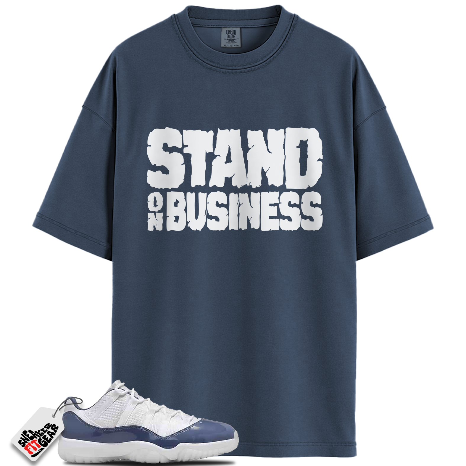 Jordan 11 Retro Low Diffused Blue Match Shirts, Stand On Business Shirt To Match Jordan 11 Retro Low Diffused Blue