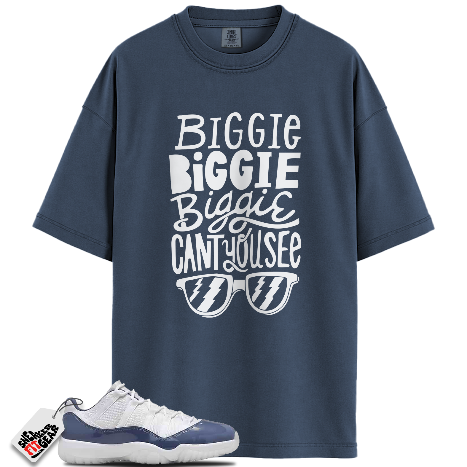 Jordan 11 Retro Low Diffused Blue Match Shirts, Can’t You See To Match Jordan 11 Retro Low Diffused Blue