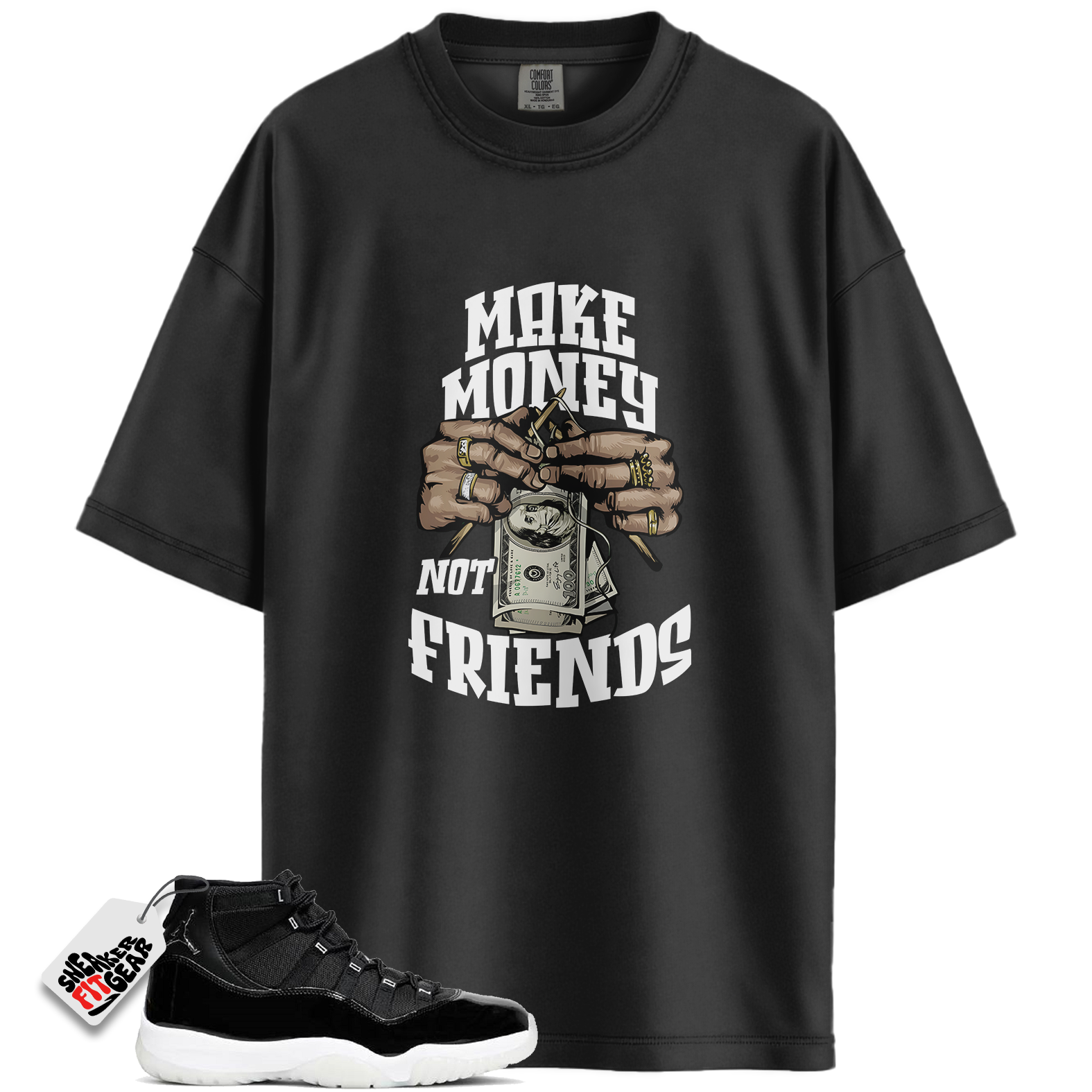 Jordan 11 Retro Jubilee 25th Anniversary Match Shirts, Make Money Shirt To Match Jordan 11 Retro Jubilee 25th Anniversary