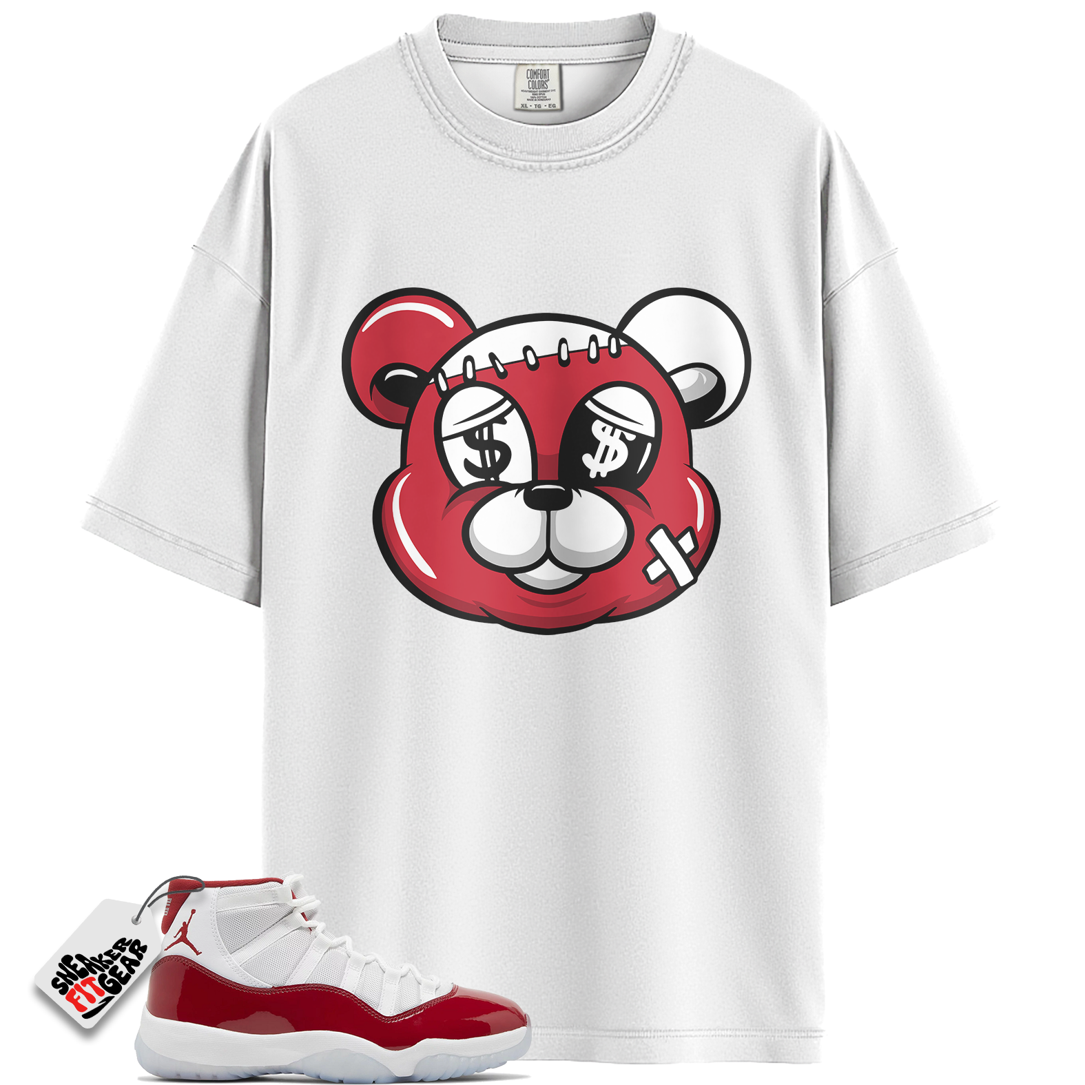 Jordan 11 Retro Cherry Match Shirts, STITCH Shirt To Match Jordan 11 Retro Cherry