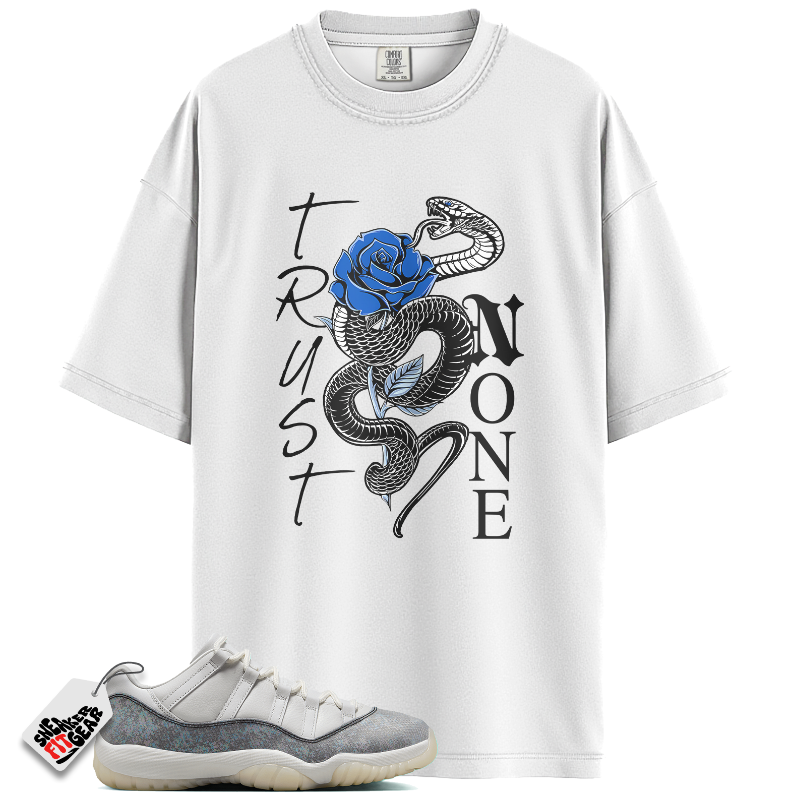 Jordan 11 Retro Low Year of the Snake Match Shirts, Trust None Unisex Shirts To Match Jordan 11 Retro Low Year of the Snake
