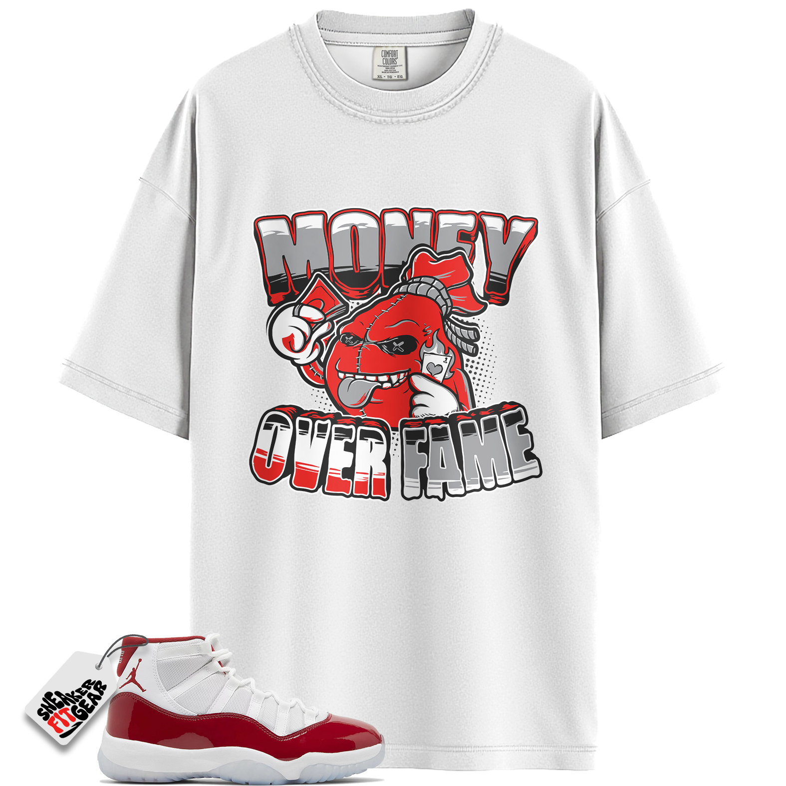 Jordan 11 Retro Cherry Match Shirts, RED MOF To Match Jordan 11 Retro Cherry