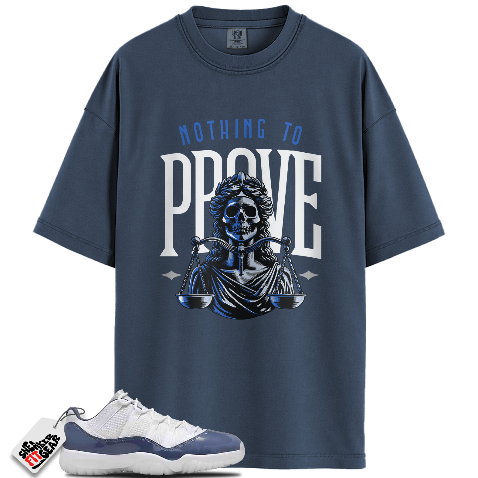 Jordan 11 Retro Low Diffused Blue Match Shirts, Proof Sneaker Shirt To Match Jordan 11 Retro Low Diffused Blue