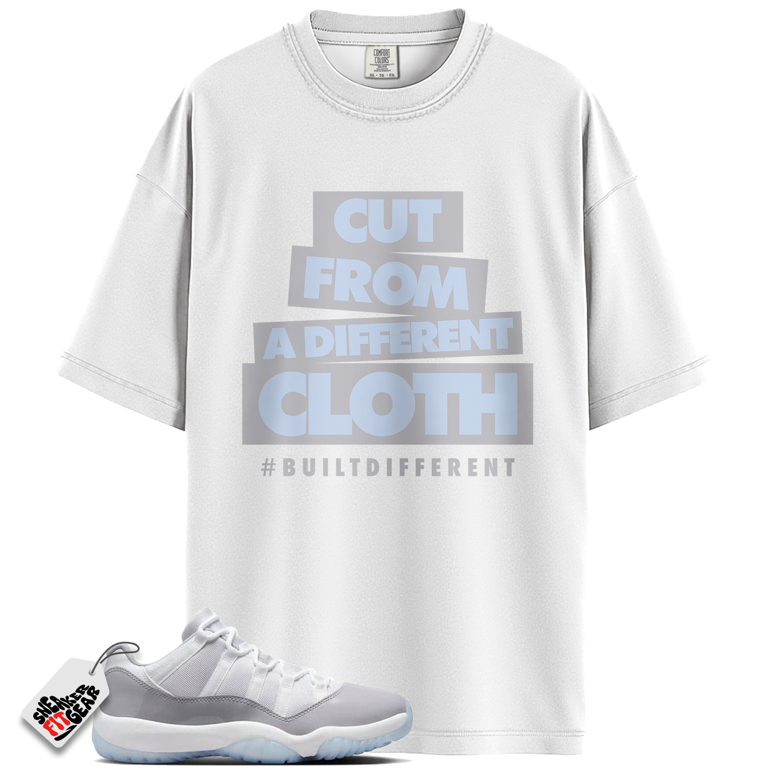 Jordan 11 Retro Low Cement Grey Match Shirts, CLOTH Shirt To Match Jordan 11 Retro Low Cement Grey