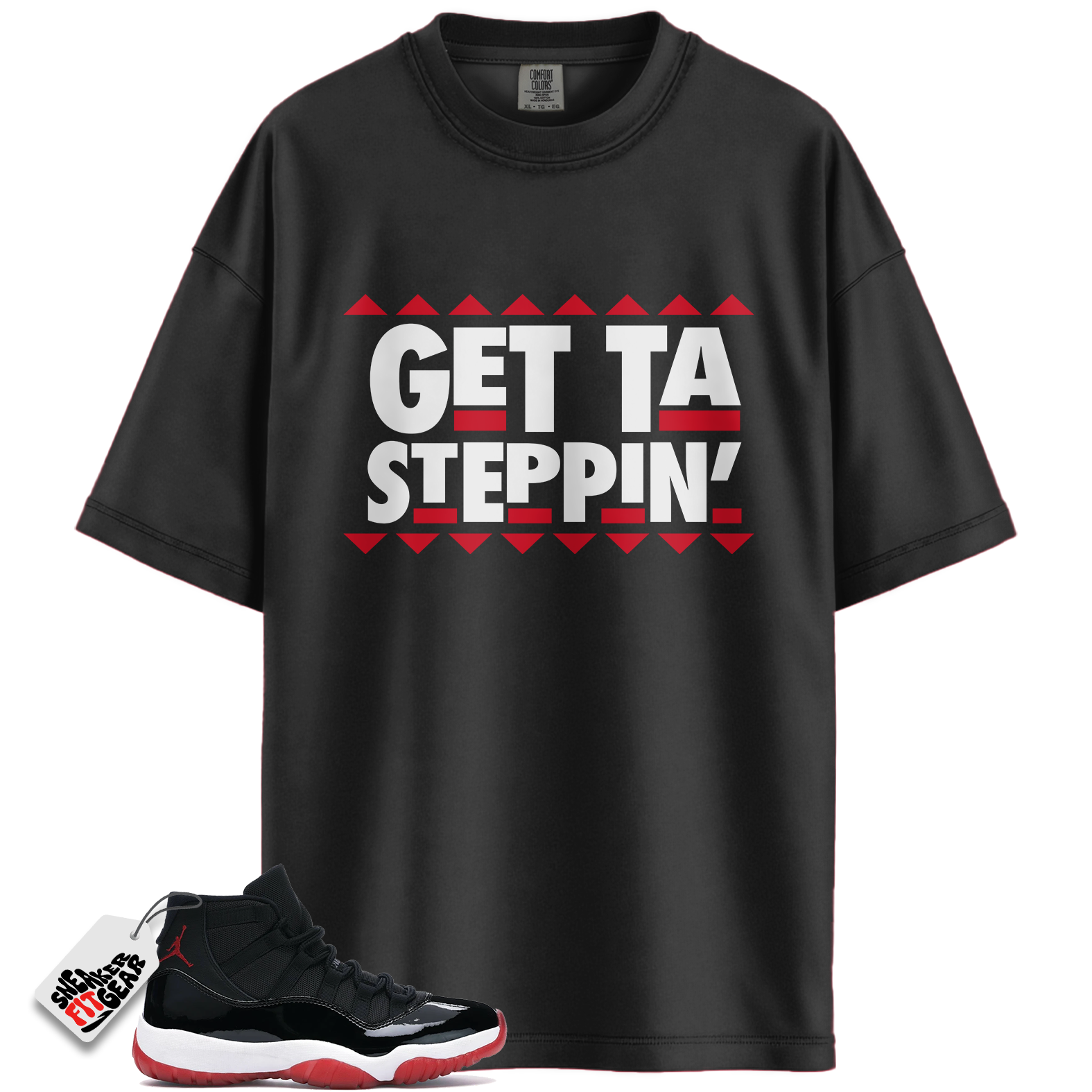 Jordan 11 Retro Bred Match Shirts, Steppin Shirt To Match Jordan 11 Retro Bred