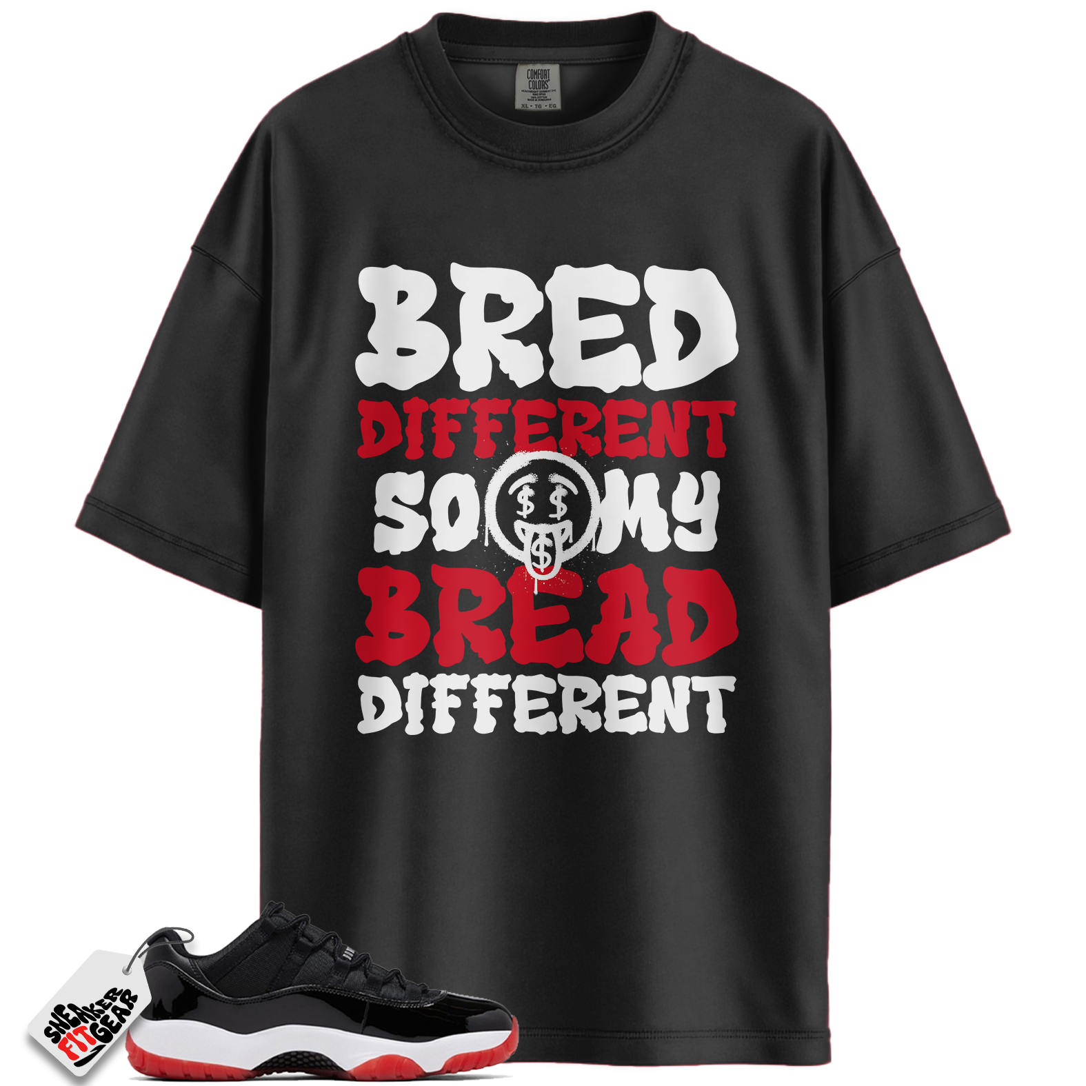 Jordan 11 Retro Low Bred (2025) Match Shirts, BRED Shirt To Match Jordan 11 Retro Low Bred (2025) Main image