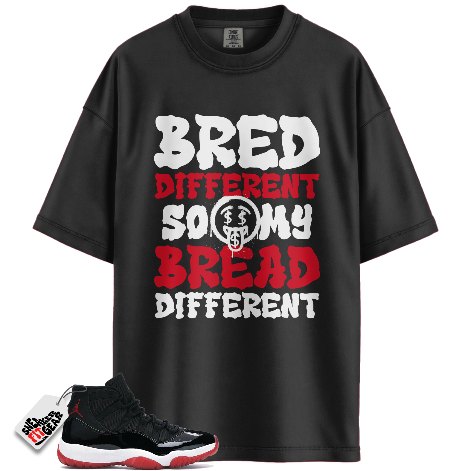 Jordan 11 Retro Bred Match Shirts, BRED Shirt To Match Jordan 11 Retro Bred Main image