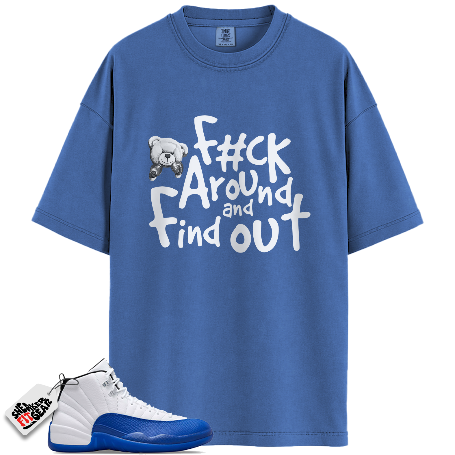Jordan 12 Retro Blueberry Outfits Match Shirts, FCK To Match Jordan 12 Retro Blueberry Outfits