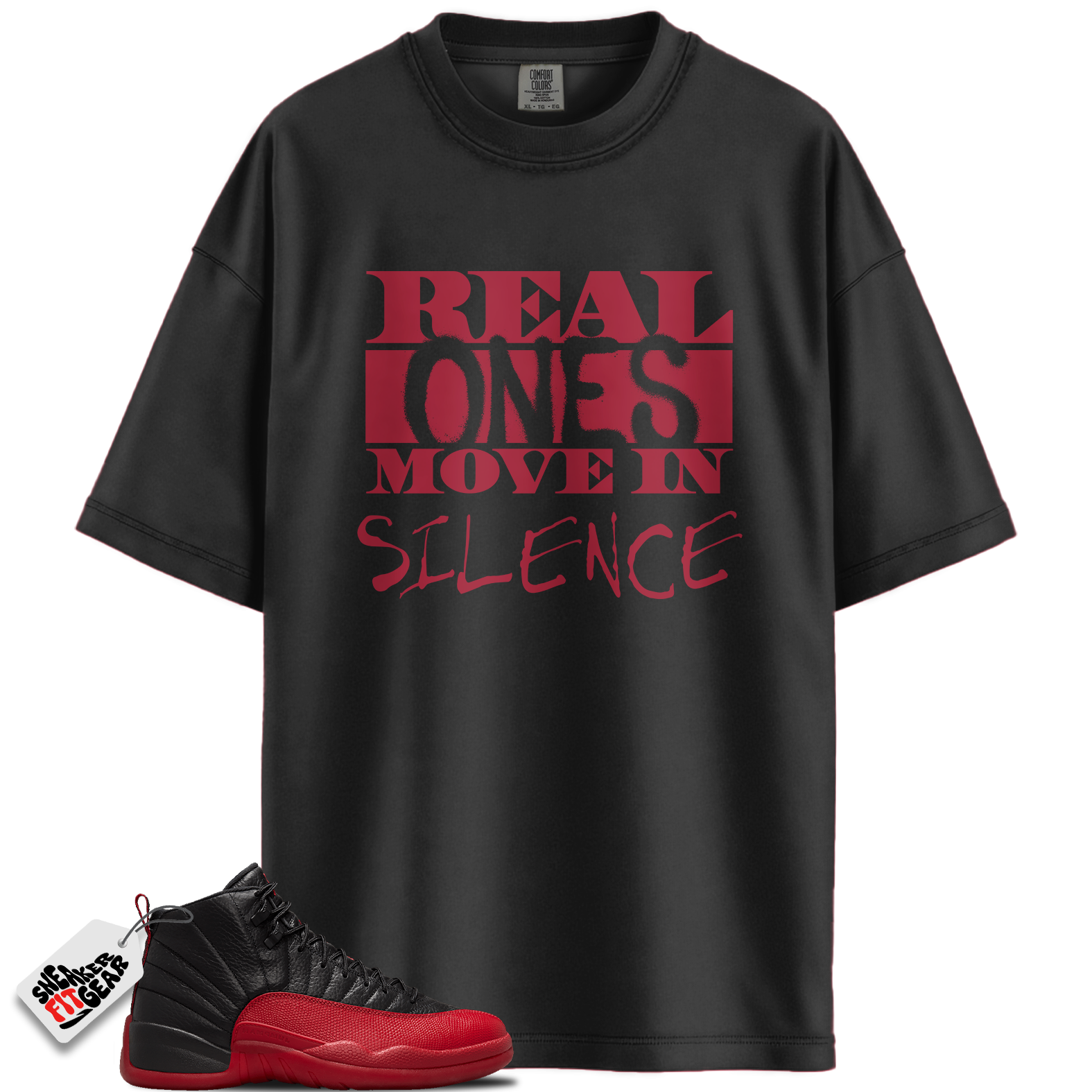 Jordan 12 Retro Flu Game Outfits Match Shirts, Real Ones Shirt To Match Jordan 12 Retro Flu Game Outfits Main image
