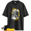 Jordan 12 Retro Black University Gold Match Shirts, “Medusa” Black Unisex T-Shirt To Match Jordan 12 Retro Black University Gold