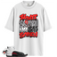 Jordan 12 Red Taxi Match Shirts, RED HEART BROKEN To Match Jordan 12 Red Taxi