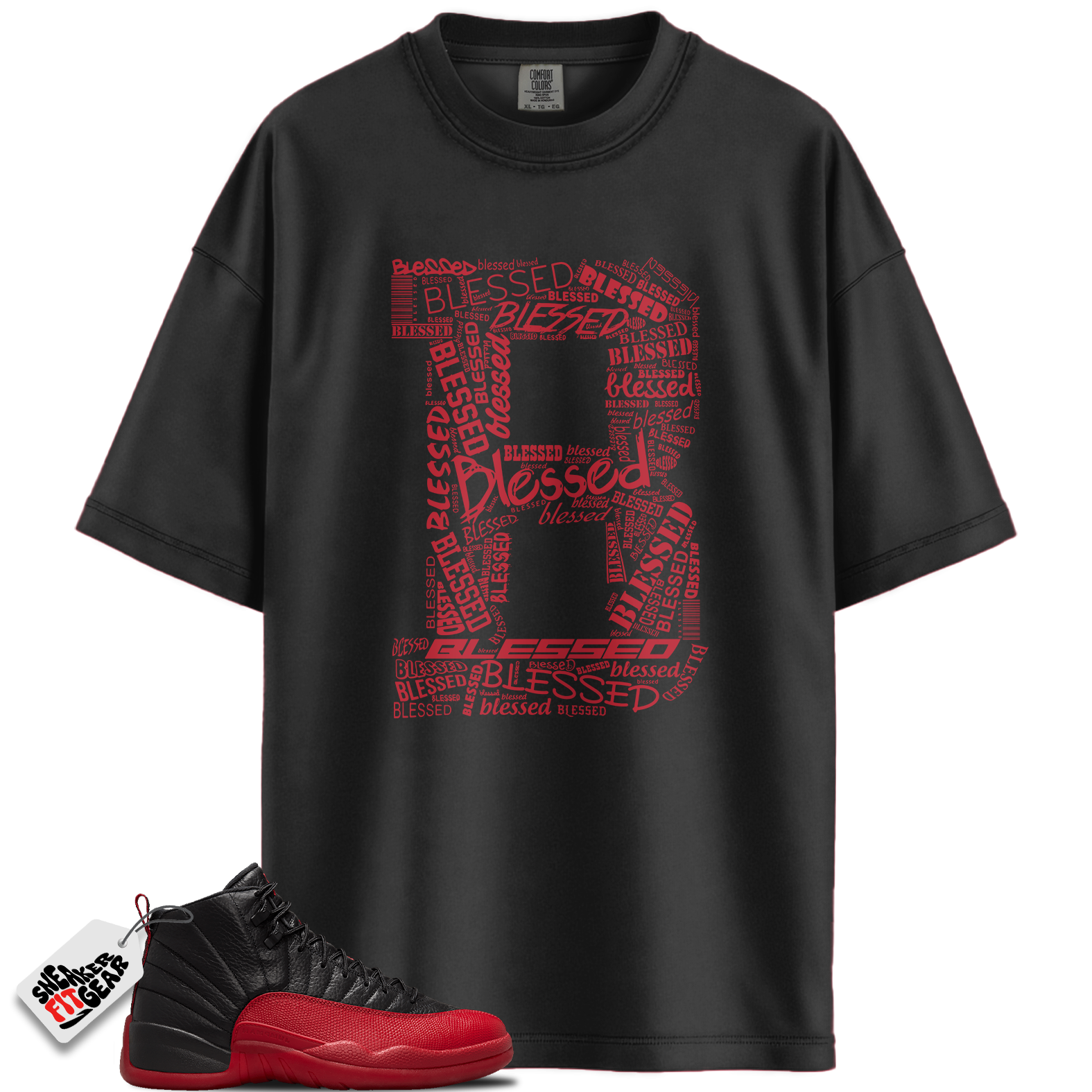 Jordan 12 Retro Flu Game Outfits Match Shirts, BLS B To Match Jordan 12 Retro Flu Game Outfits Main image