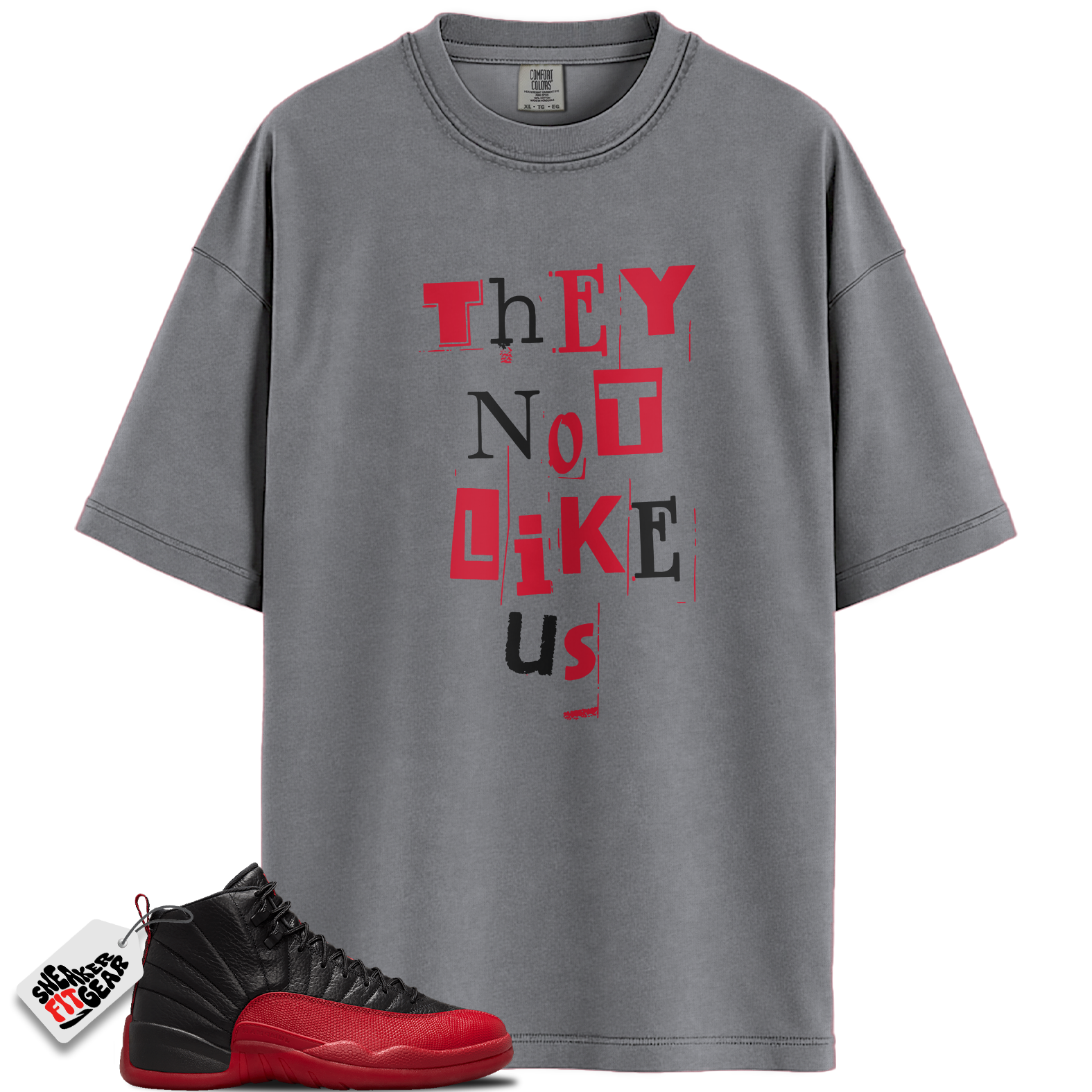 Jordan 12 Retro Flu Game Outfits Match Shirts, Vintage They Not Like Us Shirt To Match Jordan 12 Retro Flu Game Outfits