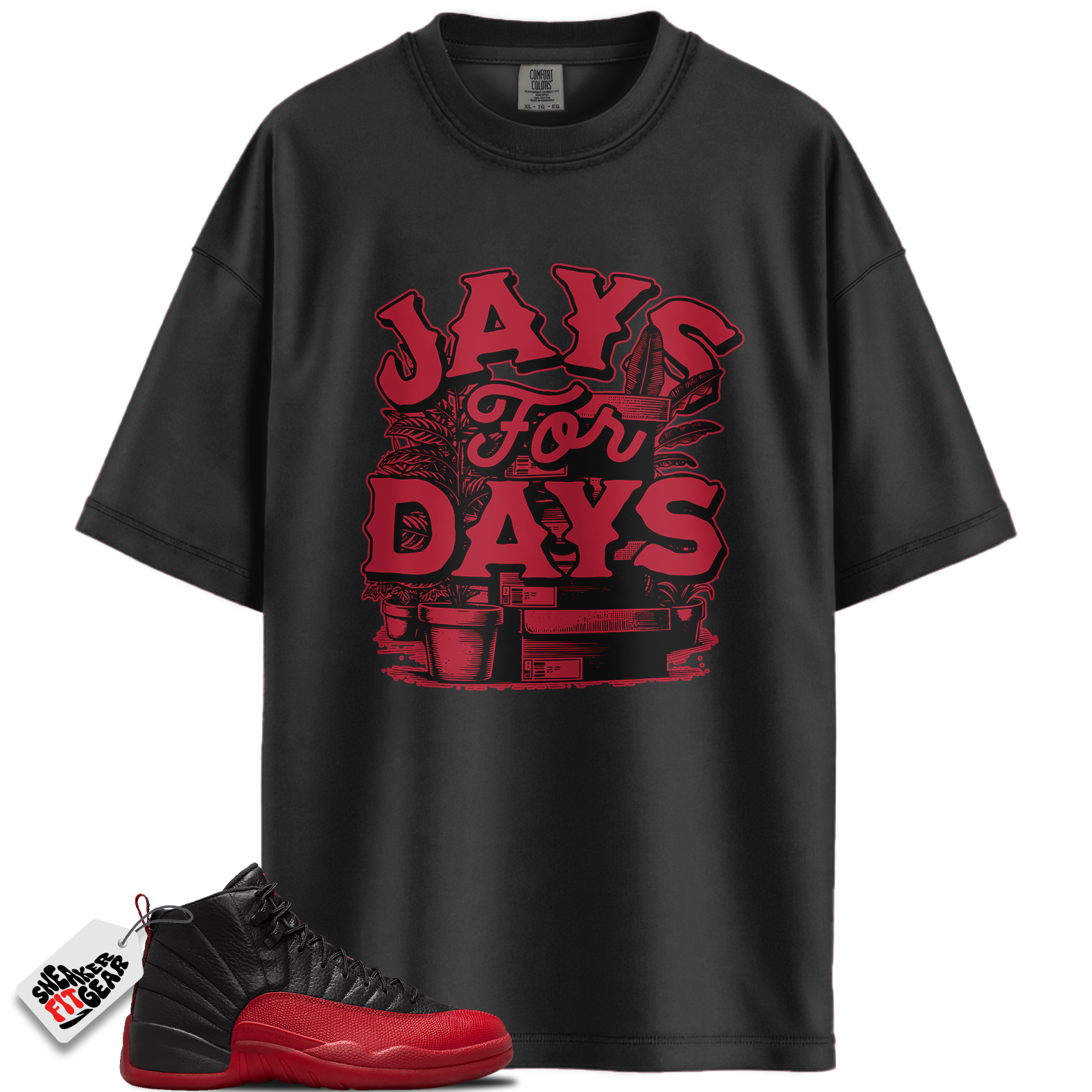 Jordan 12 Retro Flu Game Outfits Match Shirts, Stacked To Match Jordan 12 Retro Flu Game Outfits