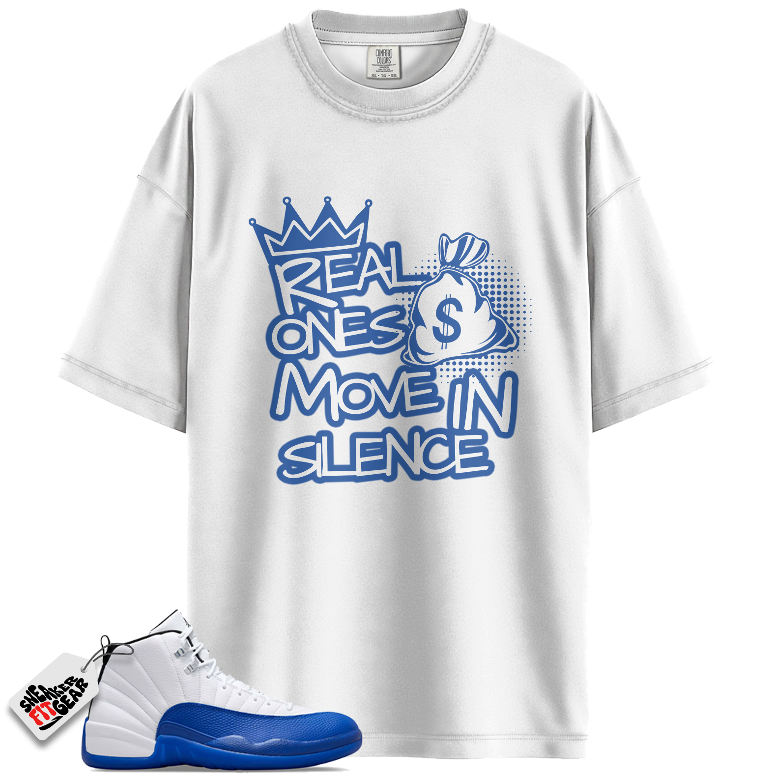 Jordan 12 Retro Blueberry Outfits Match Shirts, Real Ones Shirt To Match Jordan 12 Retro Blueberry Outfits