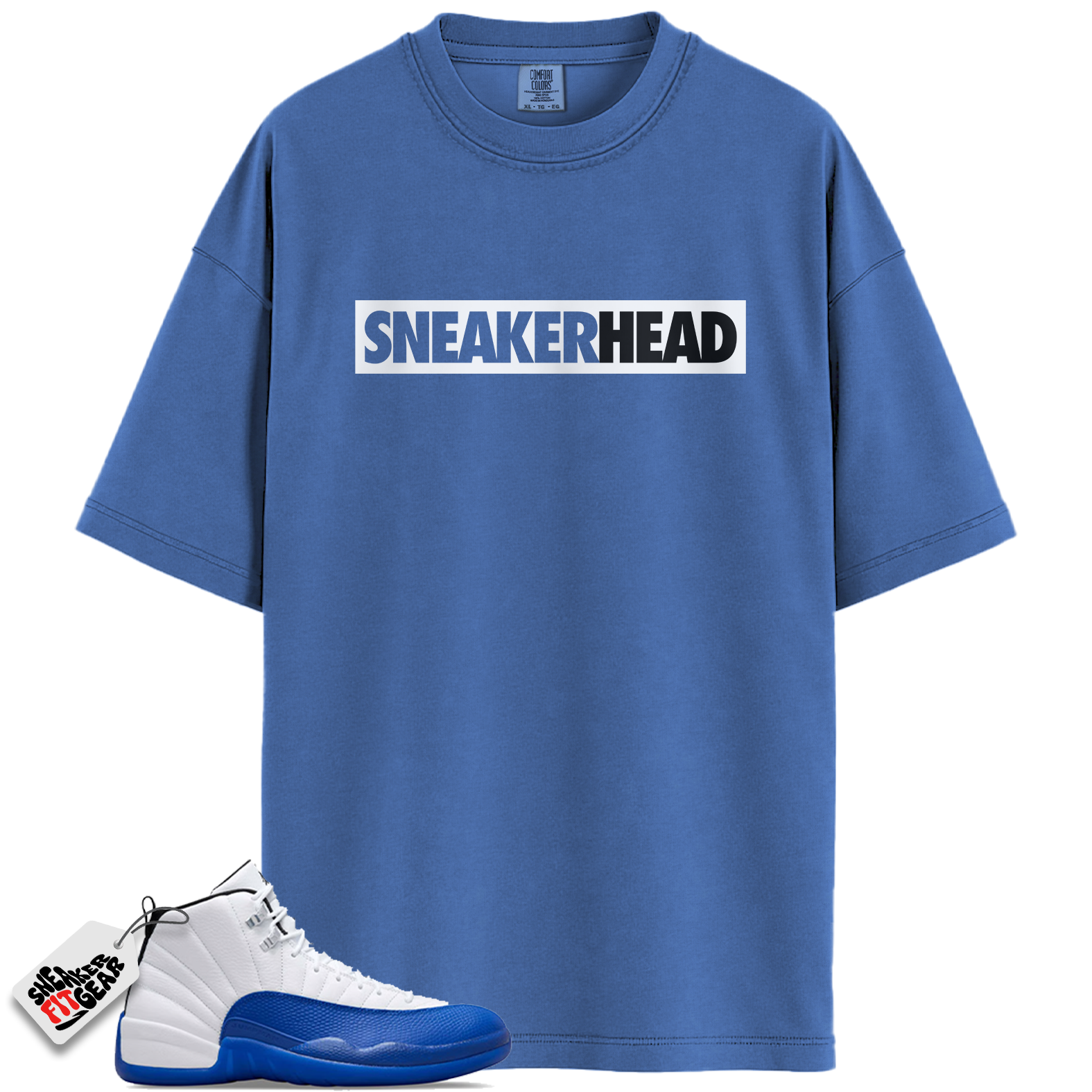 Jordan 12 Retro Blueberry Outfits Match Shirts, SNHD To Match Jordan 12 Retro Blueberry Outfits Main image