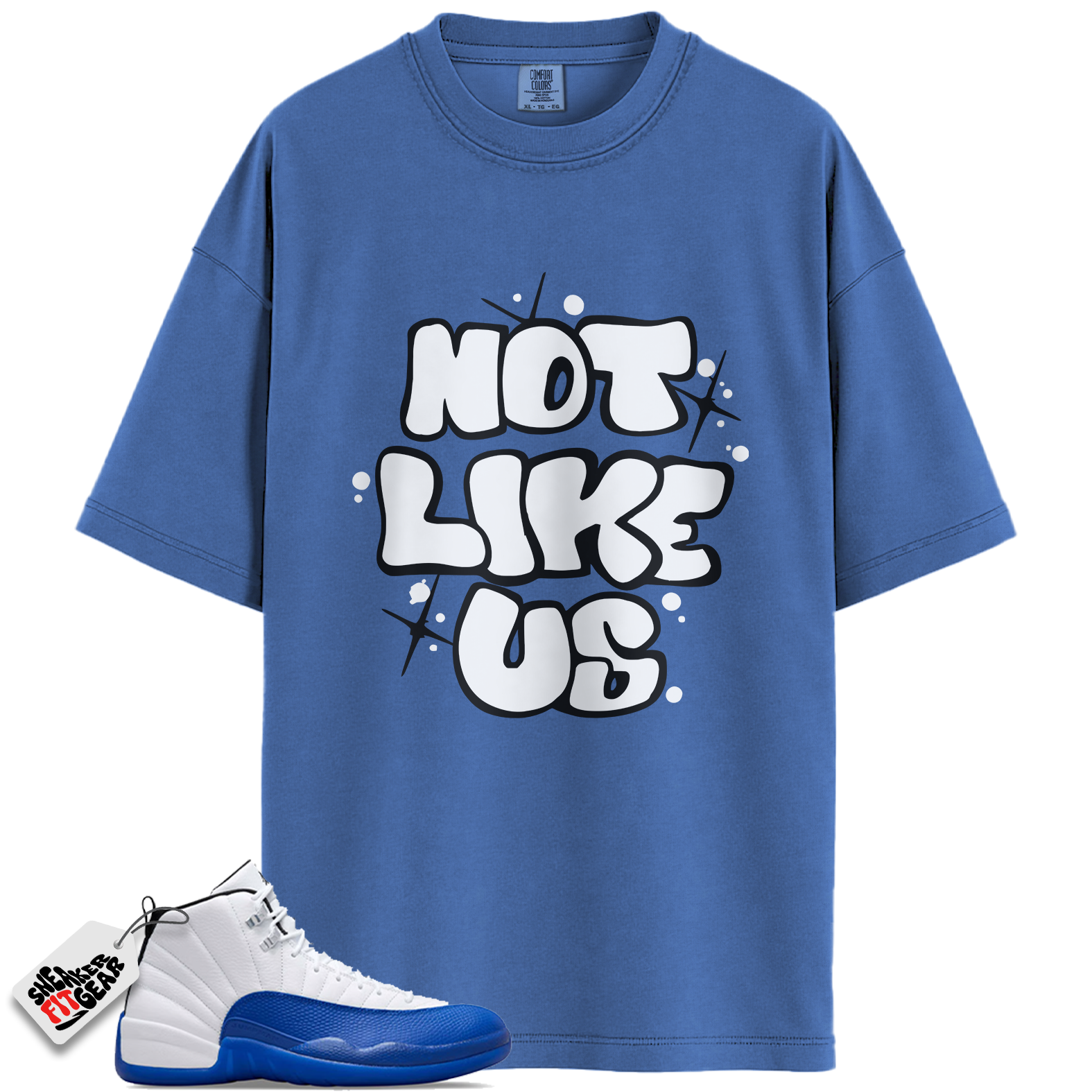 Jordan 12 Retro Blueberry Outfits Match Shirts, Not Like Us To Match Jordan 12 Retro Blueberry Outfits