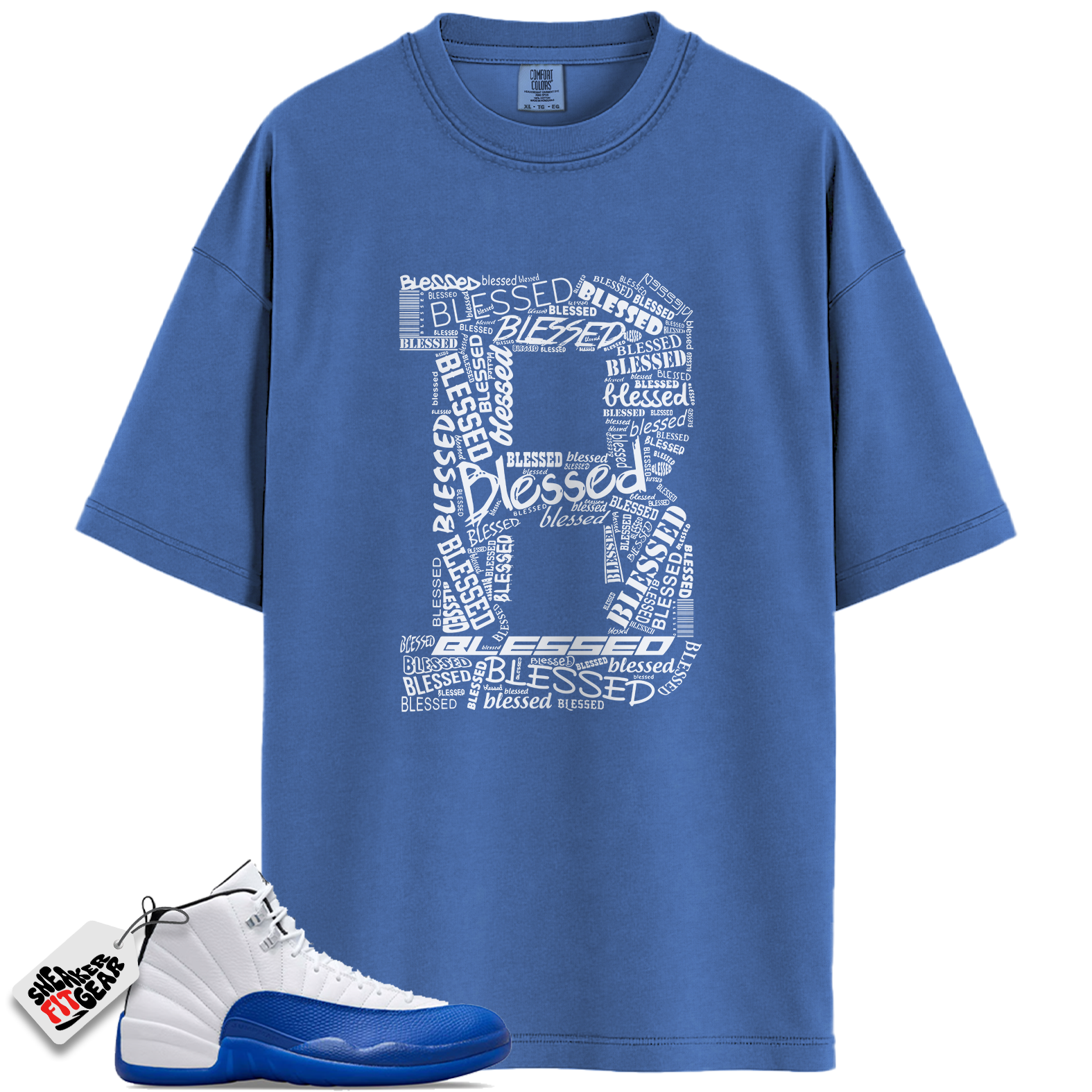 Jordan 12 Retro Blueberry Outfits Match Shirts, BLS B To Match Jordan 12 Retro Blueberry Outfits