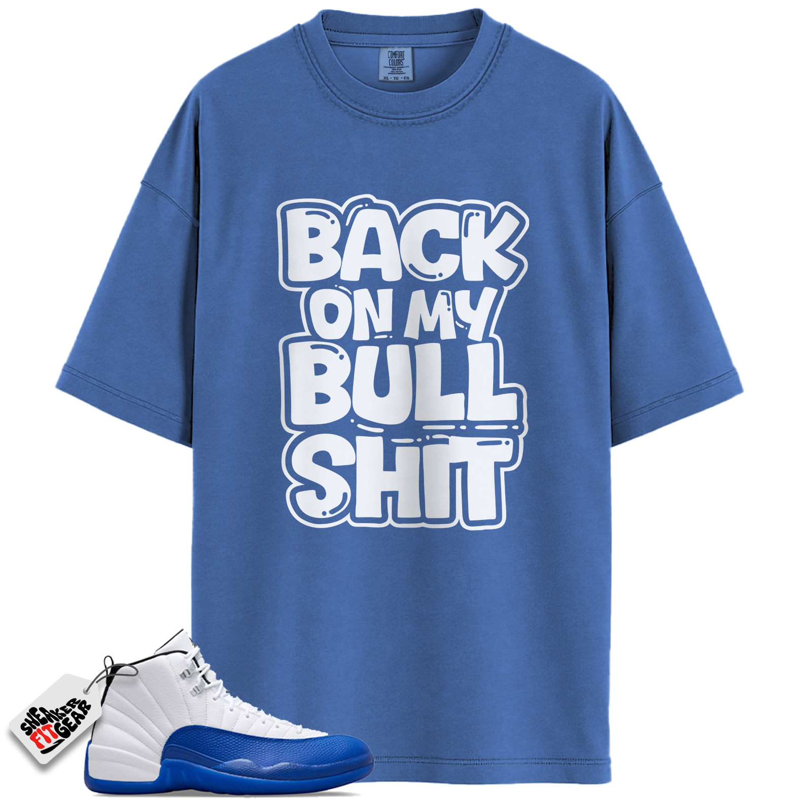 Jordan 12 Retro Blueberry Outfits Match Shirts, BULL To Match Jordan 12 Retro Blueberry Outfits Main image