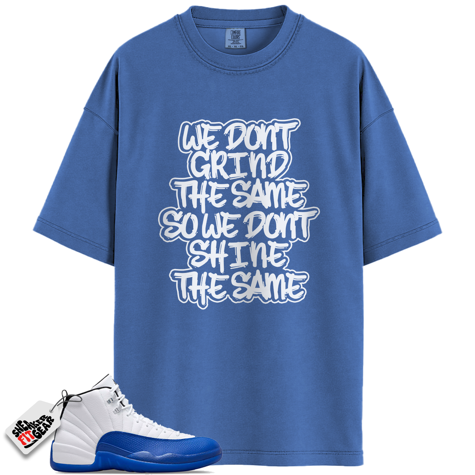 Jordan 12 Retro Blueberry Outfits Match Shirts, GRIND To Match Jordan 12 Retro Blueberry Outfits