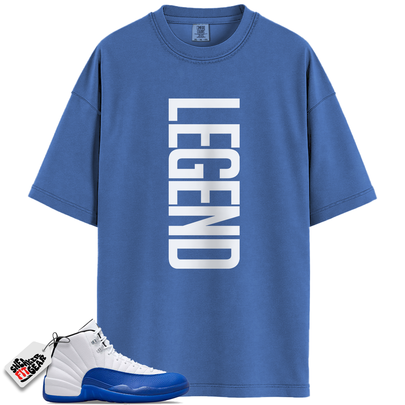 Jordan 12 Retro Blueberry Outfits Match Shirts, LEGEND To Match Jordan 12 Retro Blueberry Outfits