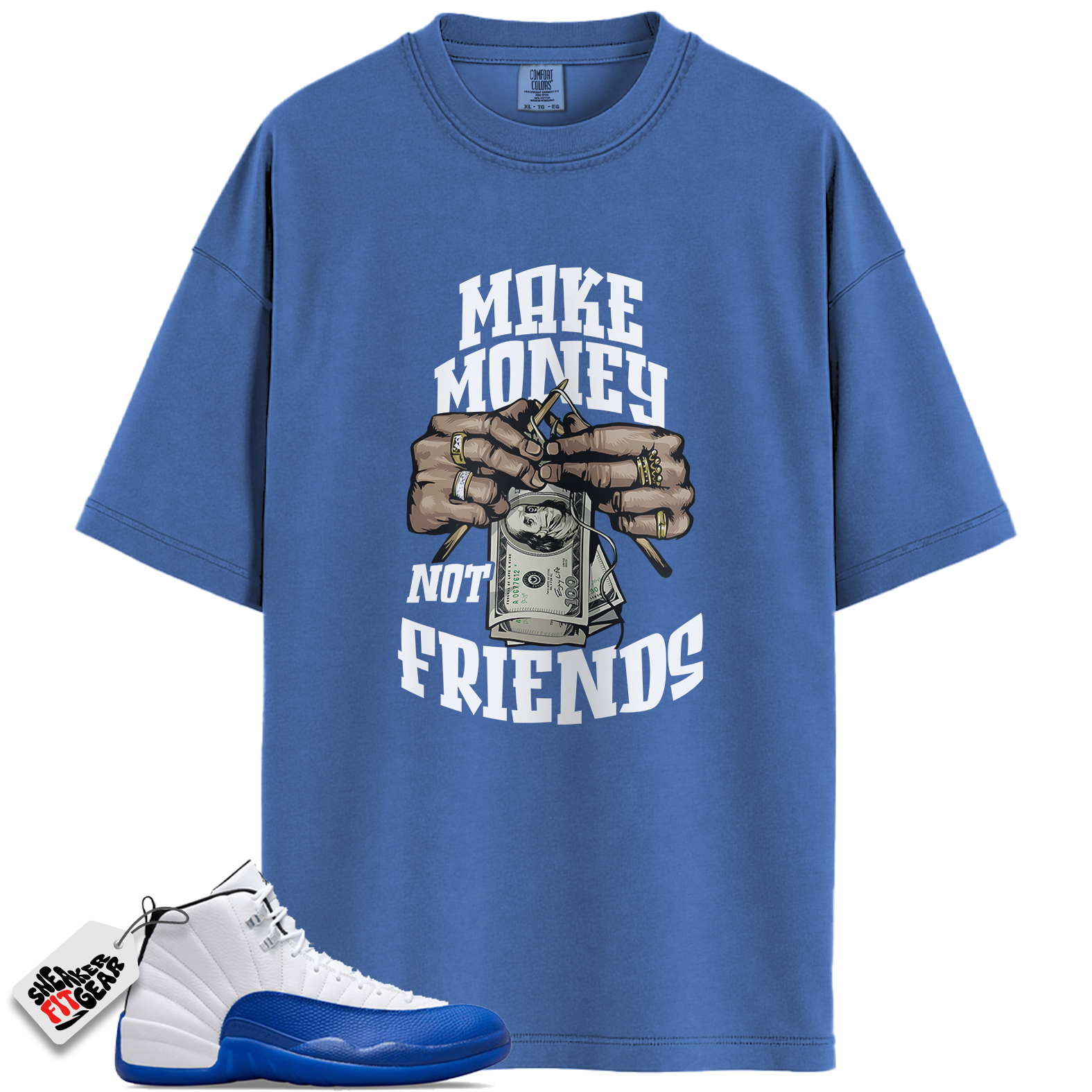 Jordan 12 Retro Blueberry Outfits Match Shirts, Make Money To Match Jordan 12 Retro Blueberry Outfits