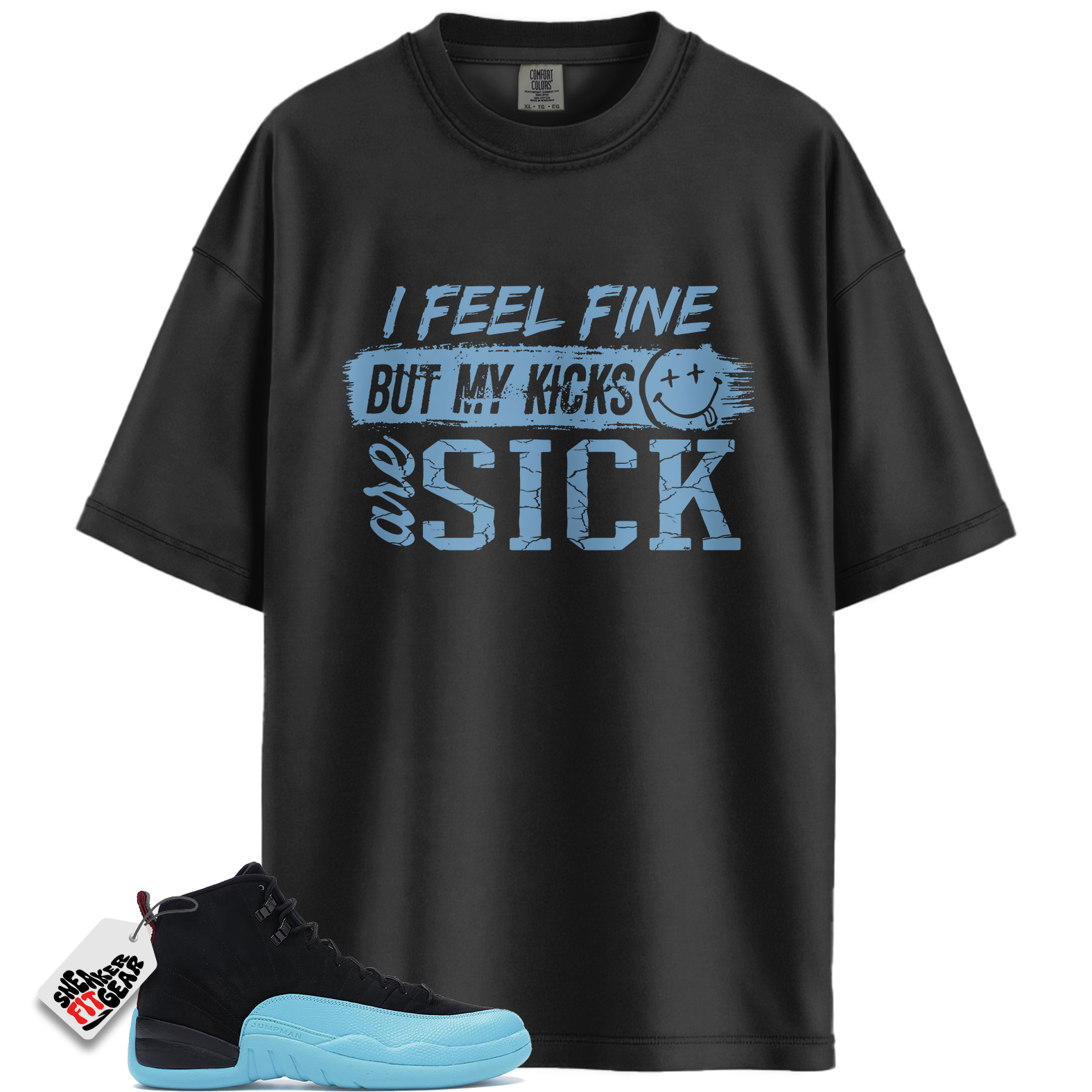 Jordan 12 Retro Gamma Blue Match Shirts, Sicks Shirt To Match Jordan 12 Retro Gamma Blue