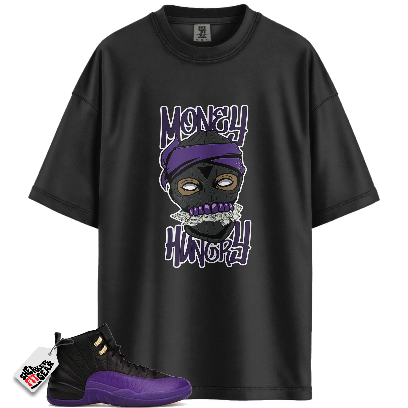 Jordan 12 Field Purple Match Shirts, Money Hungry Shirt To Match Jordan 12 Field Purple