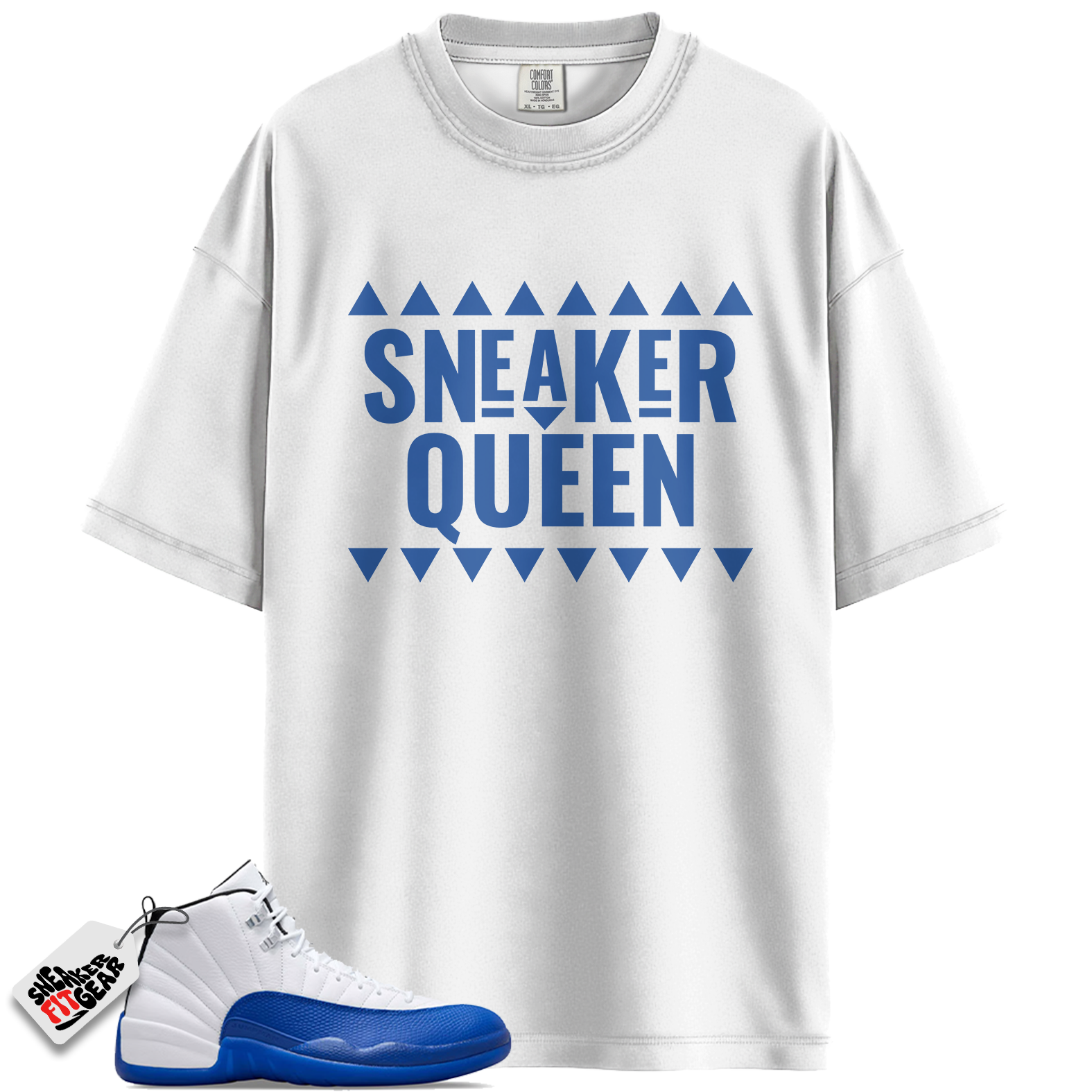 Jordan 12 Retro Blueberry Outfits Match Shirts, Sneaker Queen Shirt To Match Jordan 12 Retro Blueberry Outfits