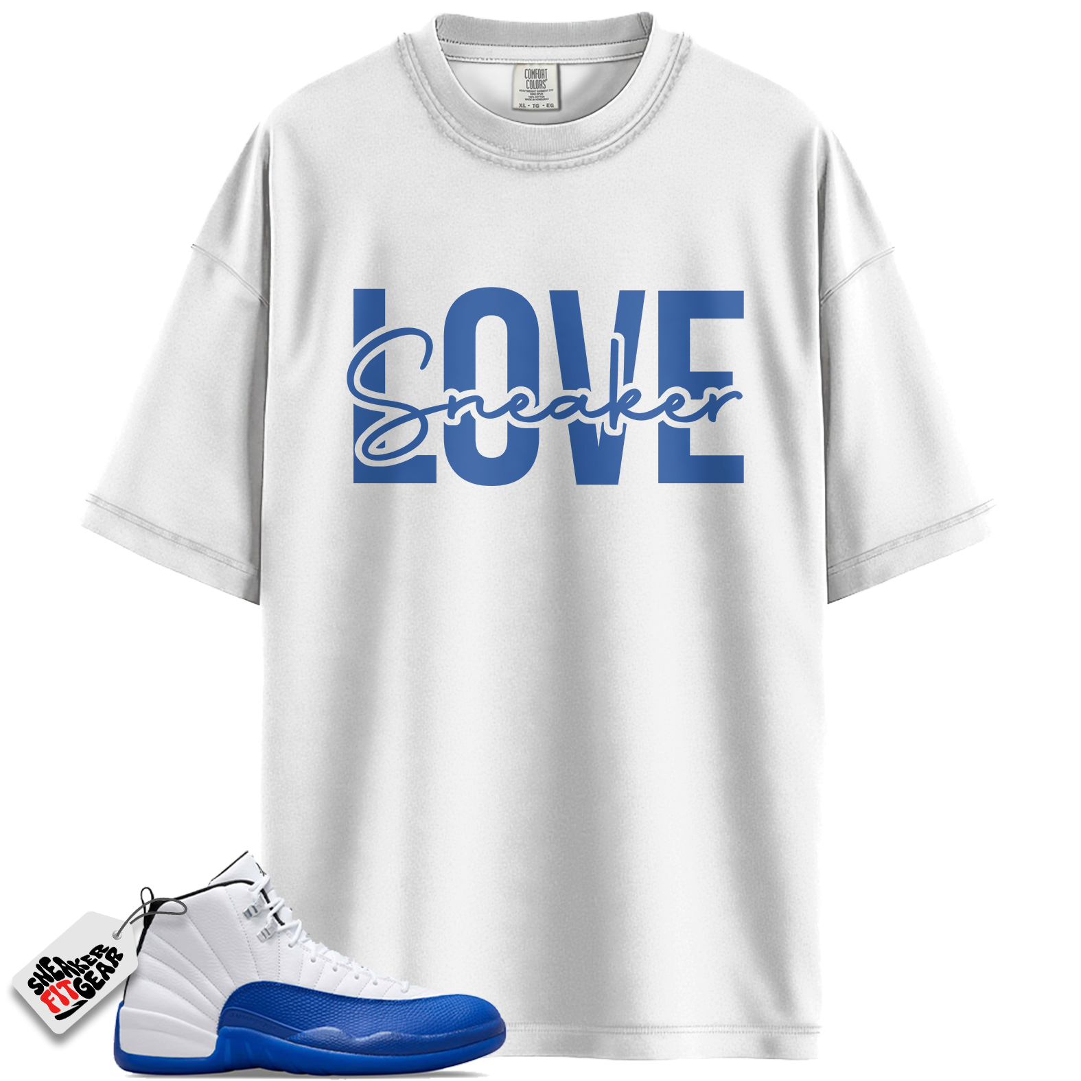 Jordan 12 Retro Blueberry Outfits Match Shirts, Sneaker Love Shirt To Match Jordan 12 Retro Blueberry Outfits