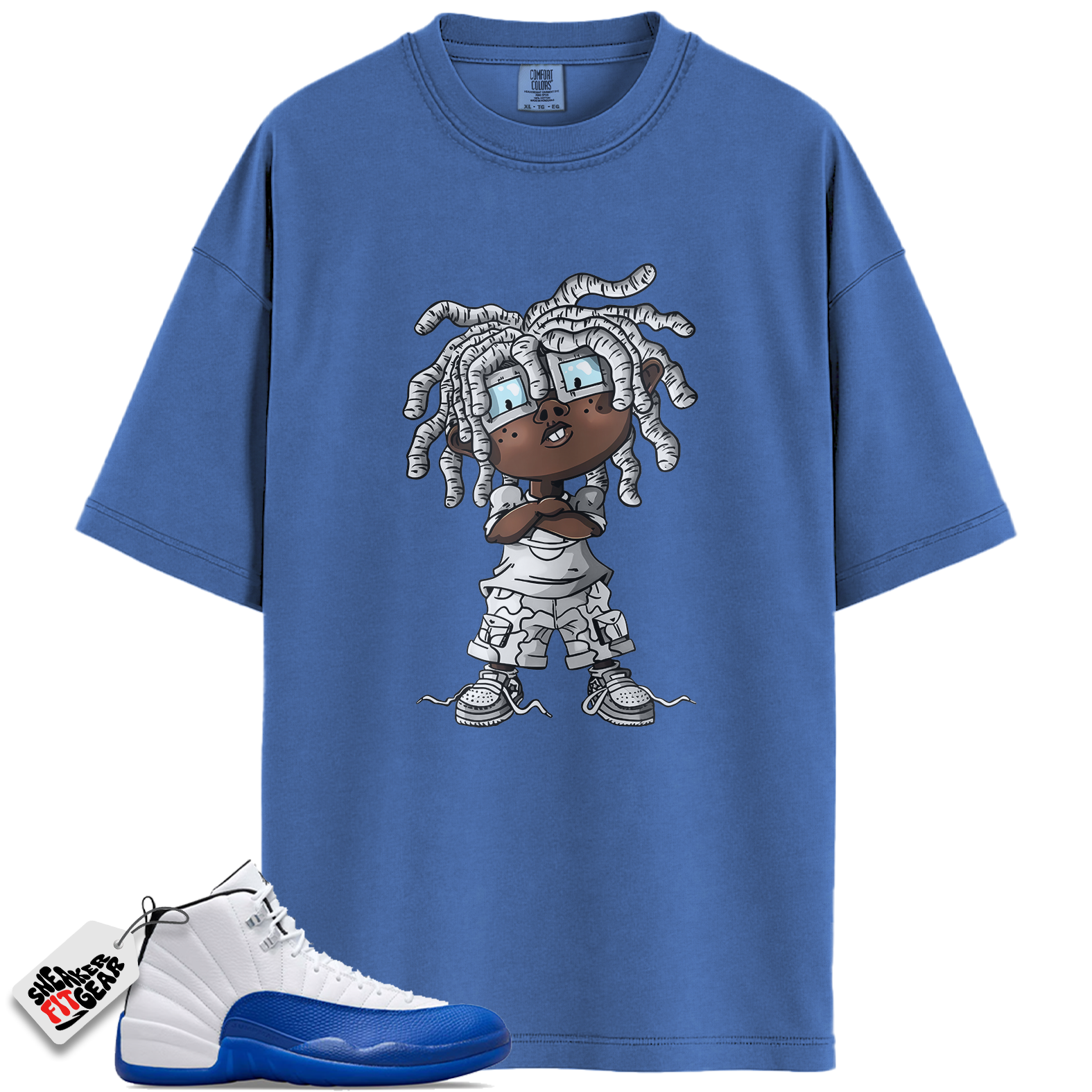 Jordan 12 Retro Blueberry Outfits Match Shirts, CHONGO To Match Jordan 12 Retro Blueberry Outfits