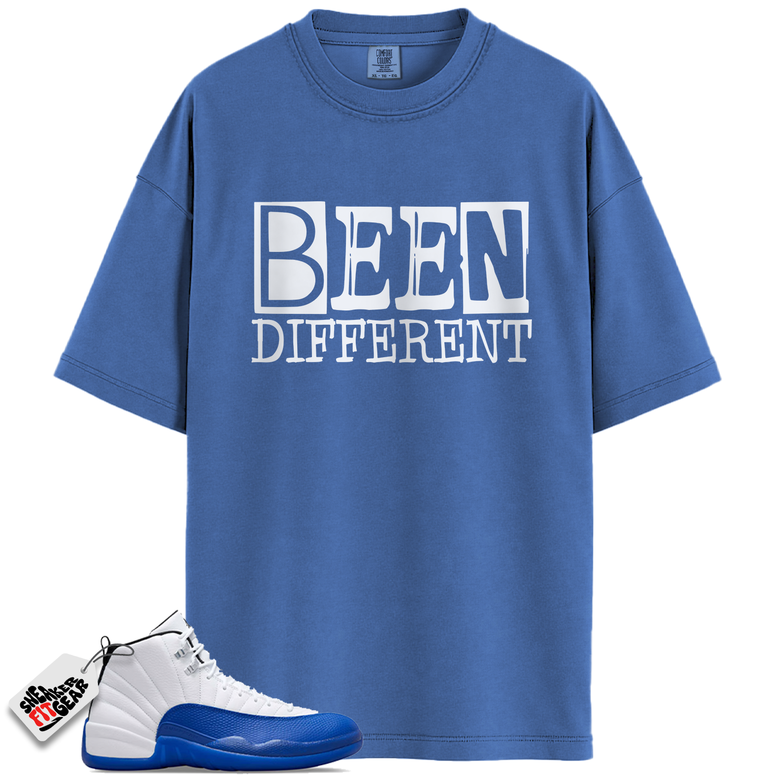 Jordan 12 Retro Blueberry Outfits Match Shirts, BEEN To Match Jordan 12 Retro Blueberry Outfits Main image